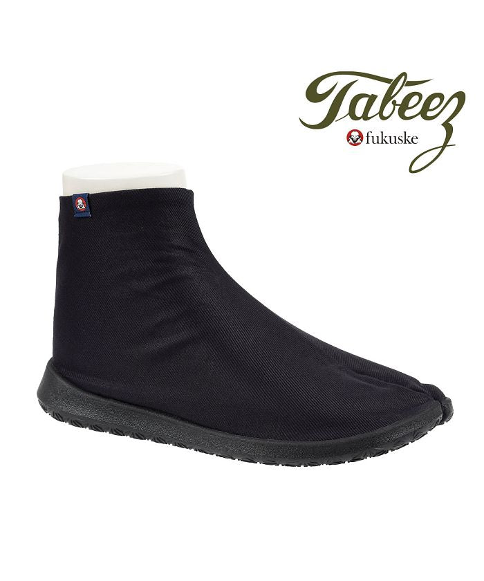 タビーズ Tabeez 福助 公式 スニーカー レディース メンズ Tabeez  ハイカット 足袋 黒炭 9300ー10023cm 24cm 25ccm 26cm