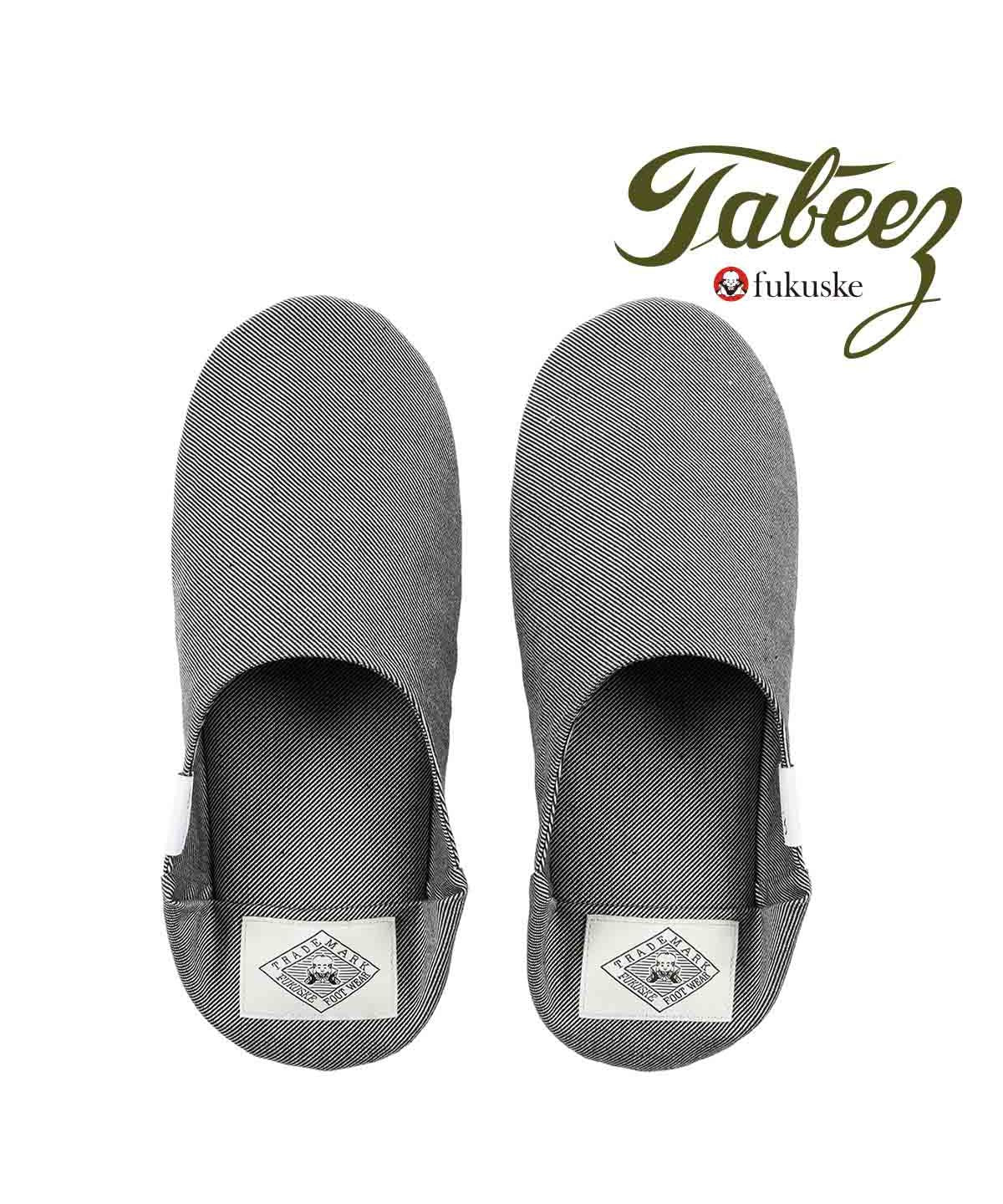 タビーズ Tabeez 福助 公式 拖鞋 巴布什 中性 Tabeez×COTTON∞ 9701ー090 女士 女性 福助 fukuske