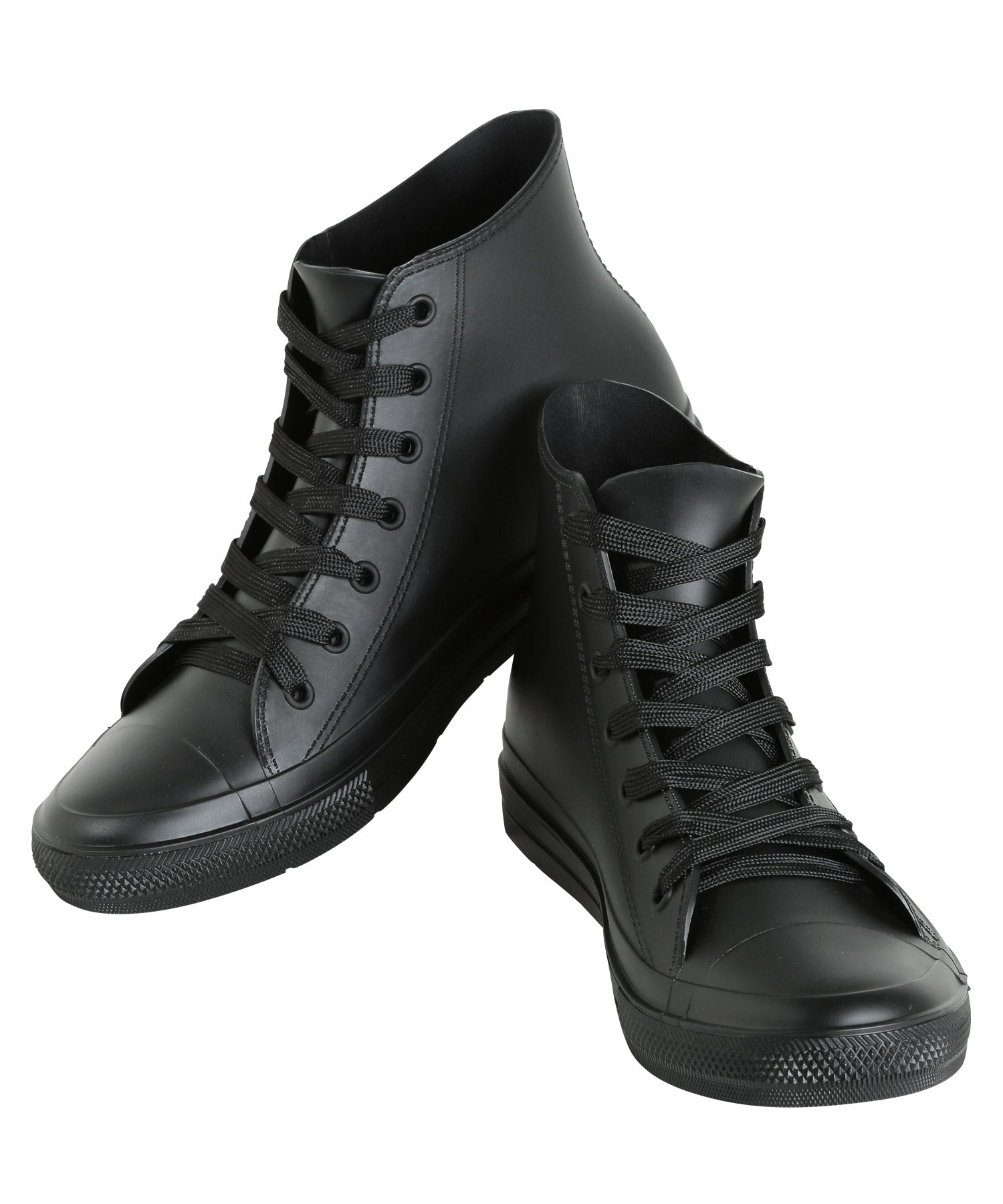 JIGGYS SHOP Mid-Cut Rain Shoes / Rain Boots Rain Shoes Long Boots High-Cut Men's Sneakers