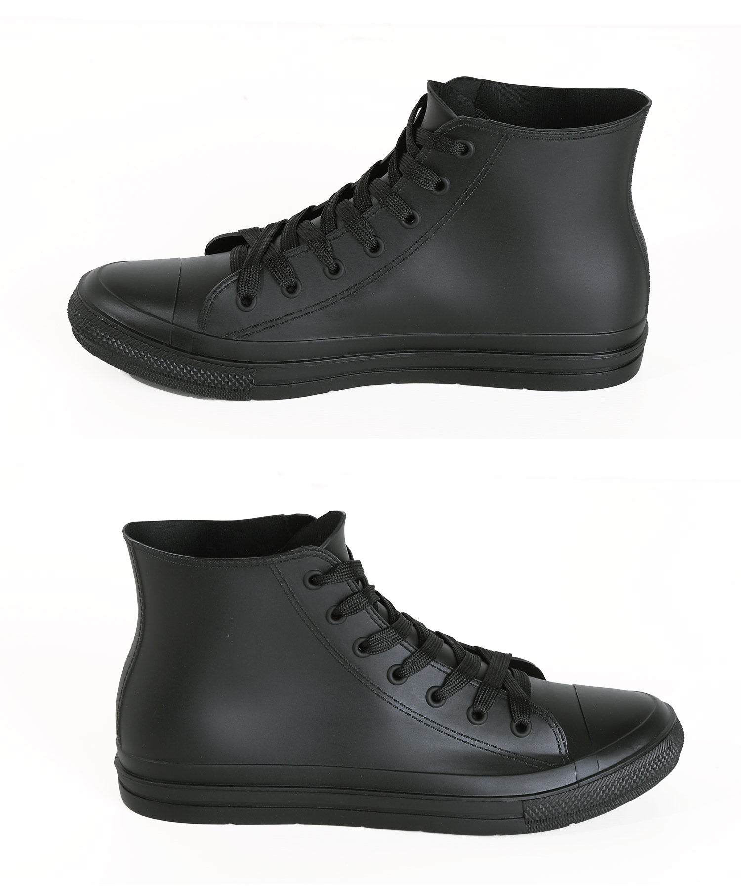 JIGGYS SHOP Mid-Cut Rain Shoes / Rain Boots Rain Shoes Long Boots High-Cut Men's Sneakers