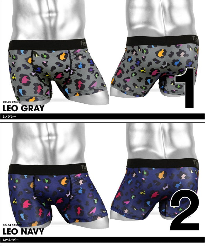 JIGGYS SHOP leopard Men's Boxer Pants [Non-returnable item]