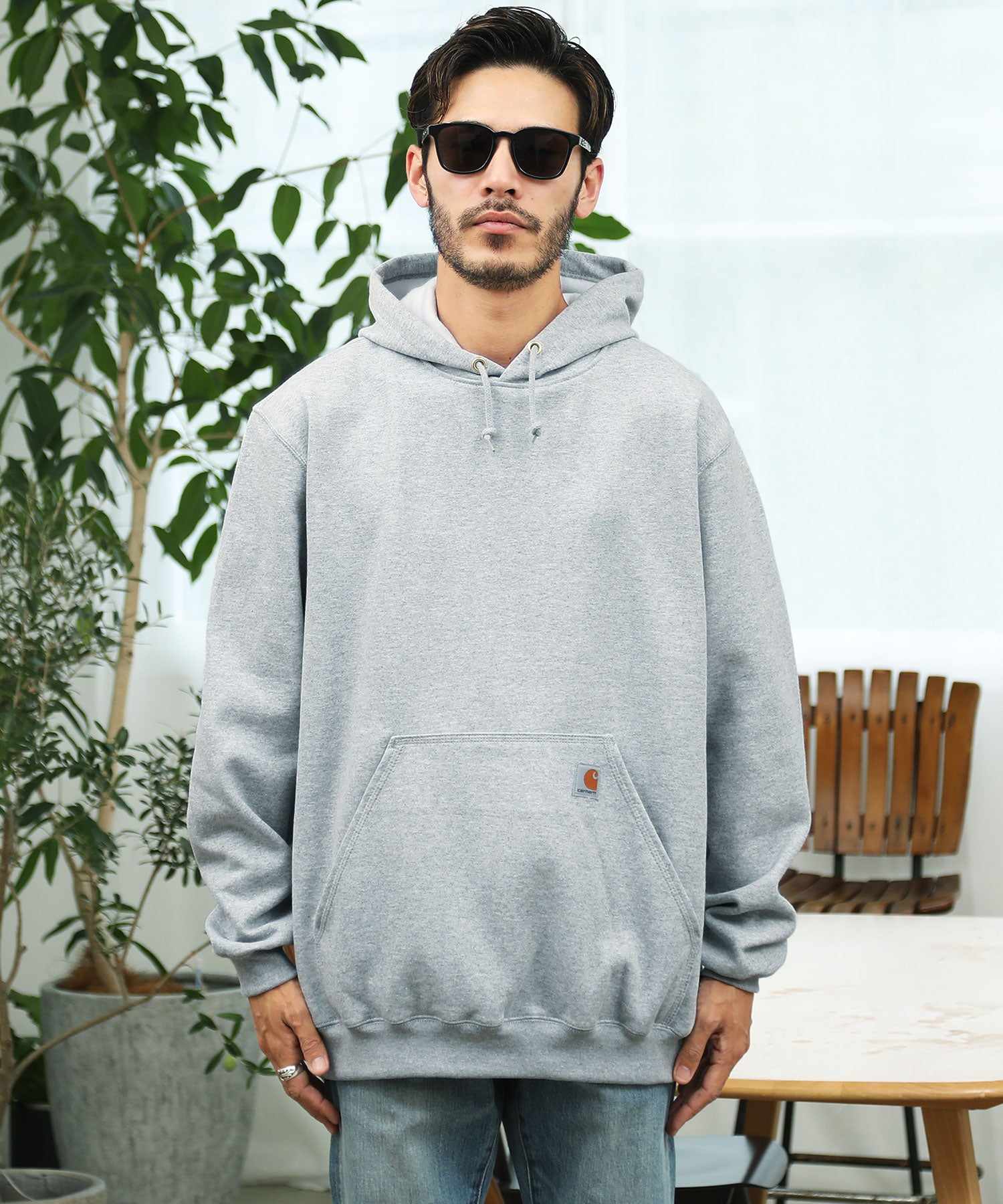 ジギーズショップ JIGGYS SHOP Carharttパーカースウェットプルオーバー / パーカー メンズ パーカ ブランド スウェット プルオーバーパーカー プルパーカー