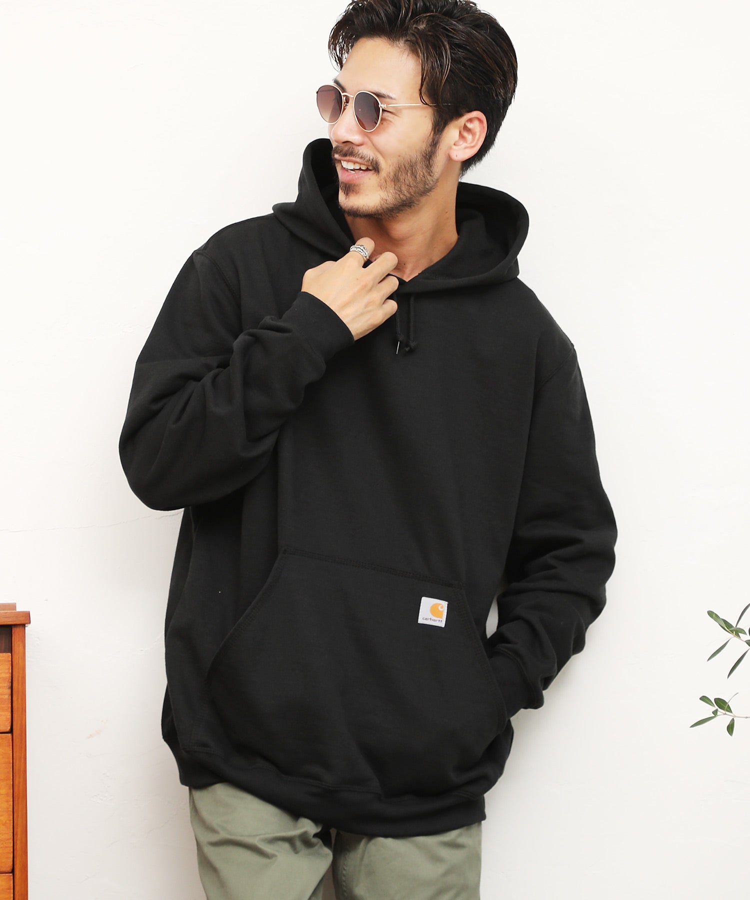 JIGGYS SHOP Carhartt帽T恤套頭衫 / 男士帽T恤 品牌 運動衫 套頭衫