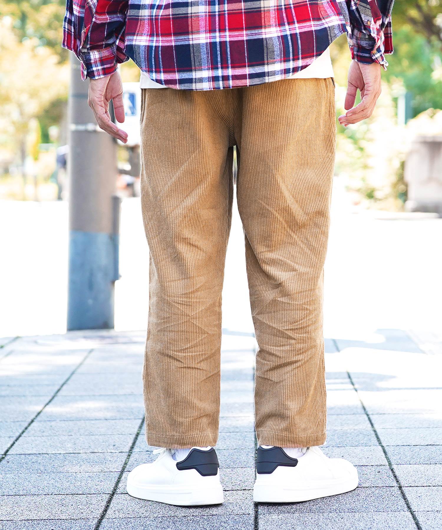 JIGGYS SHOP Corduroy Wide Tapered Pants / Men's Tapered Pants Corduroy Tapered Pants Men's Tapered Pants Wide Pants Stylish Bottoms