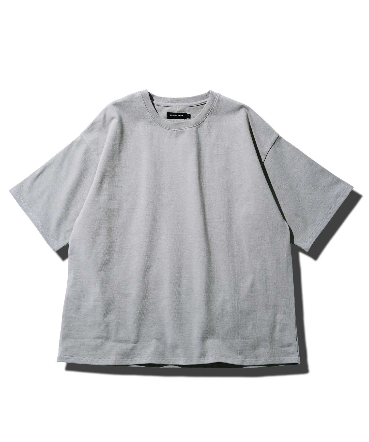 JIGGYS SHOP Heavy Ounce Big T-Shirt / Big Silhouette Oversized T-Shirt for Men Stylish Tee Short Sleeve Cut and Sew Tops Crew Neck