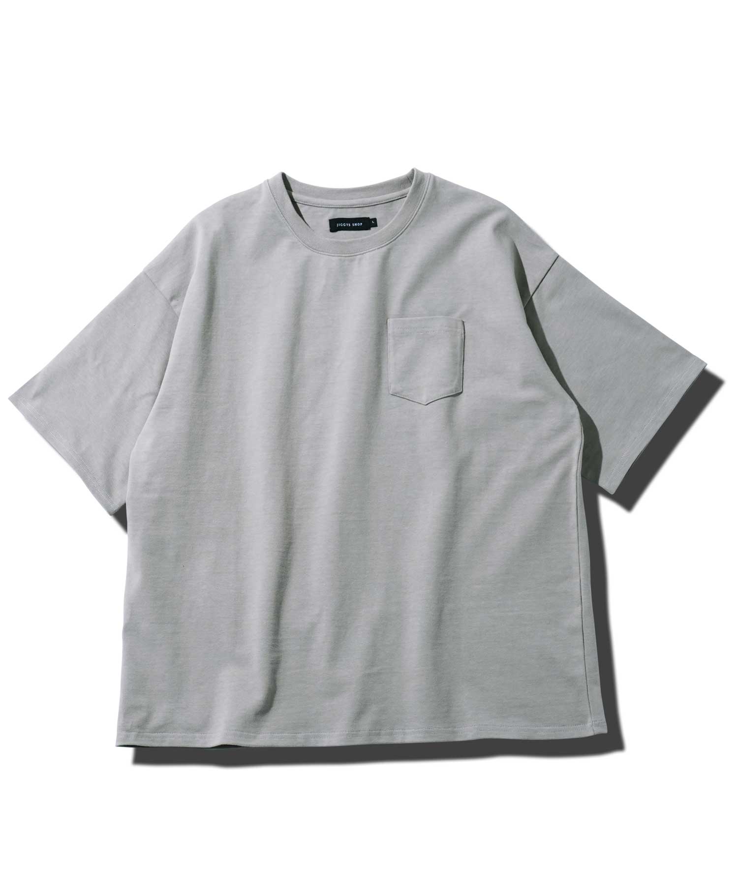 JIGGYS SHOP Heavy Ounce Big T-Shirt / Big Silhouette Oversized T-Shirt for Men Stylish Tee Short Sleeve Cut and Sew Tops Crew Neck