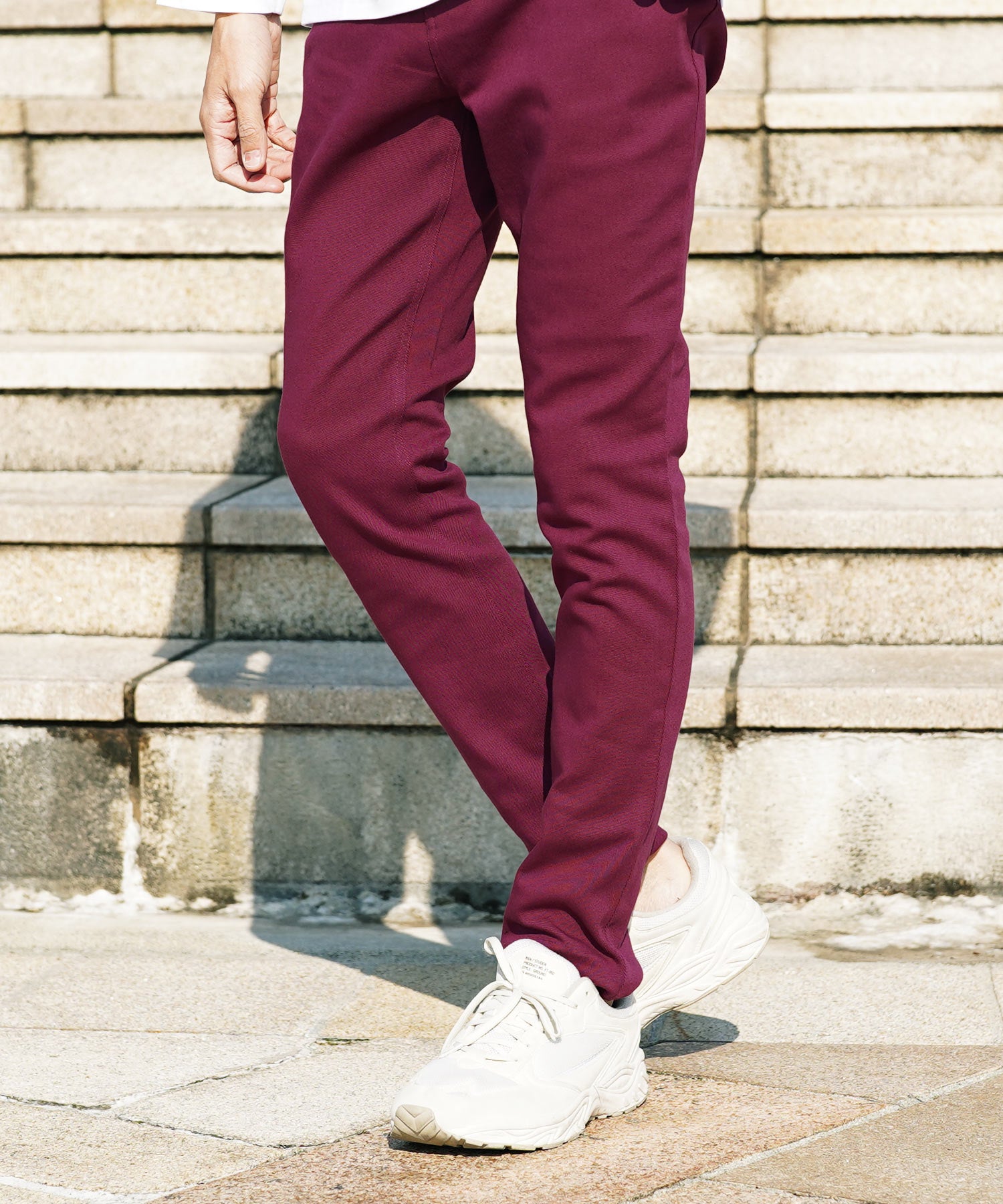 JIGGYS SHOP Stretch Chino Slim Pants / Skinny Pants Men's Chino Pants Chino Slim Pants Bottoms Stretch