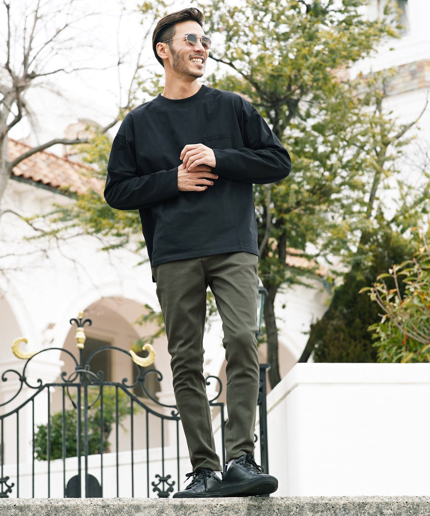JIGGYS SHOP Stretch Chino Slim Pants / Skinny Pants Men's Chino Pants Chino Slim Pants Bottoms Stretch
