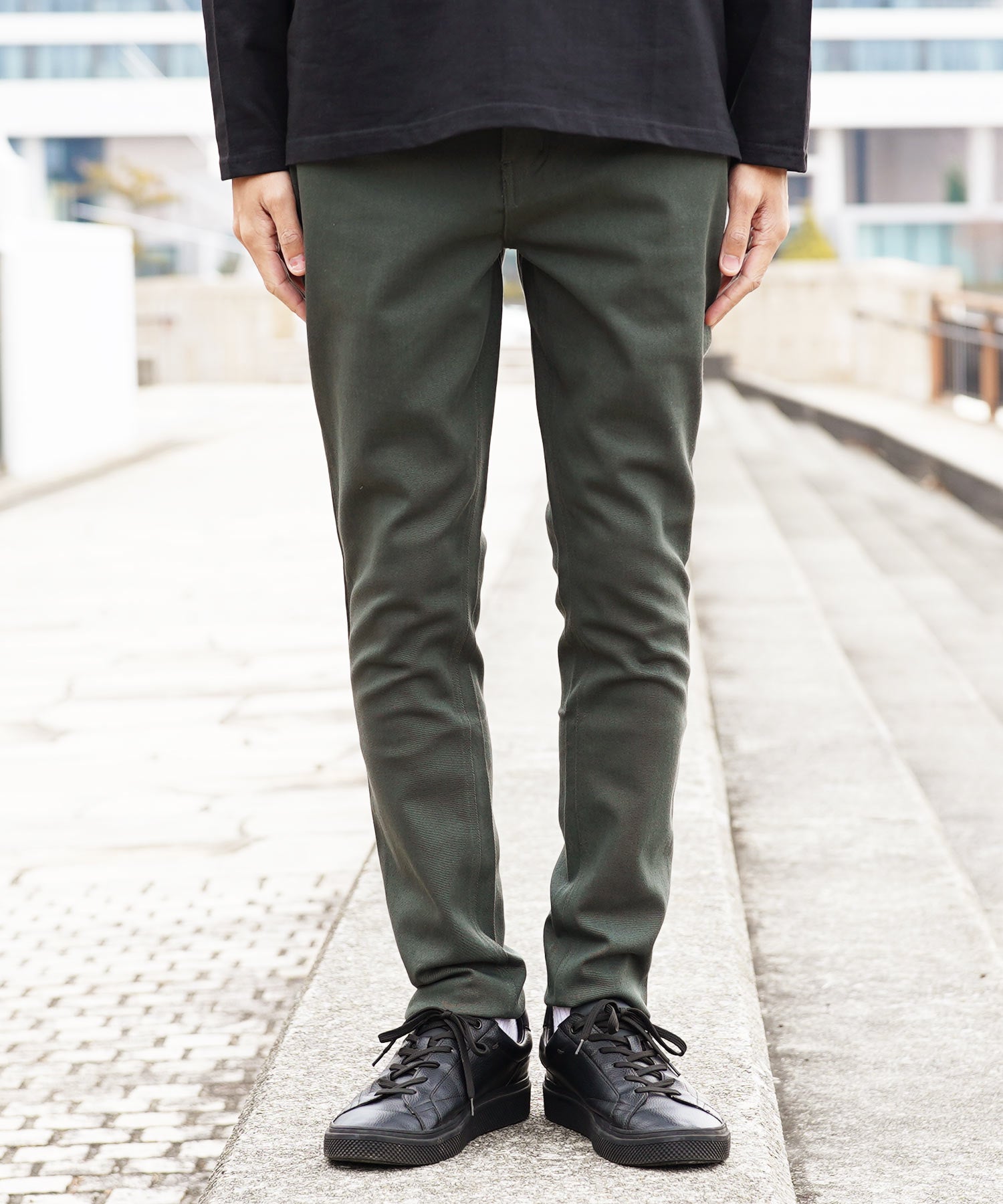 JIGGYS SHOP Stretch Chino Slim Pants / Skinny Pants Men's Chino Pants Chino Slim Pants Bottoms Stretch