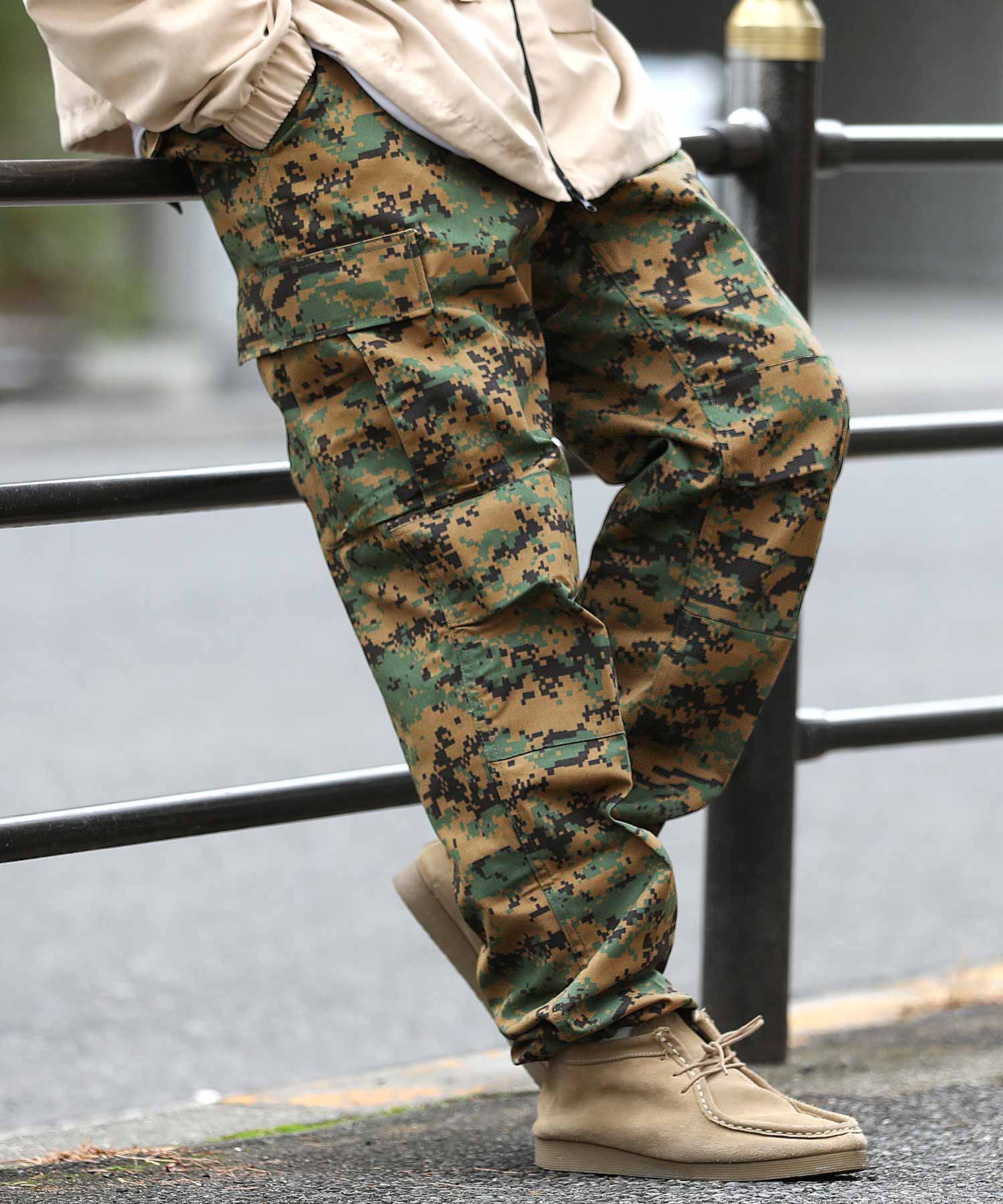JIGGYS SHOP Rothco Digital Camo Tactical BDU Pants ◆ Cargo Pants Men's Military Work Pants Wide Pants Stylish