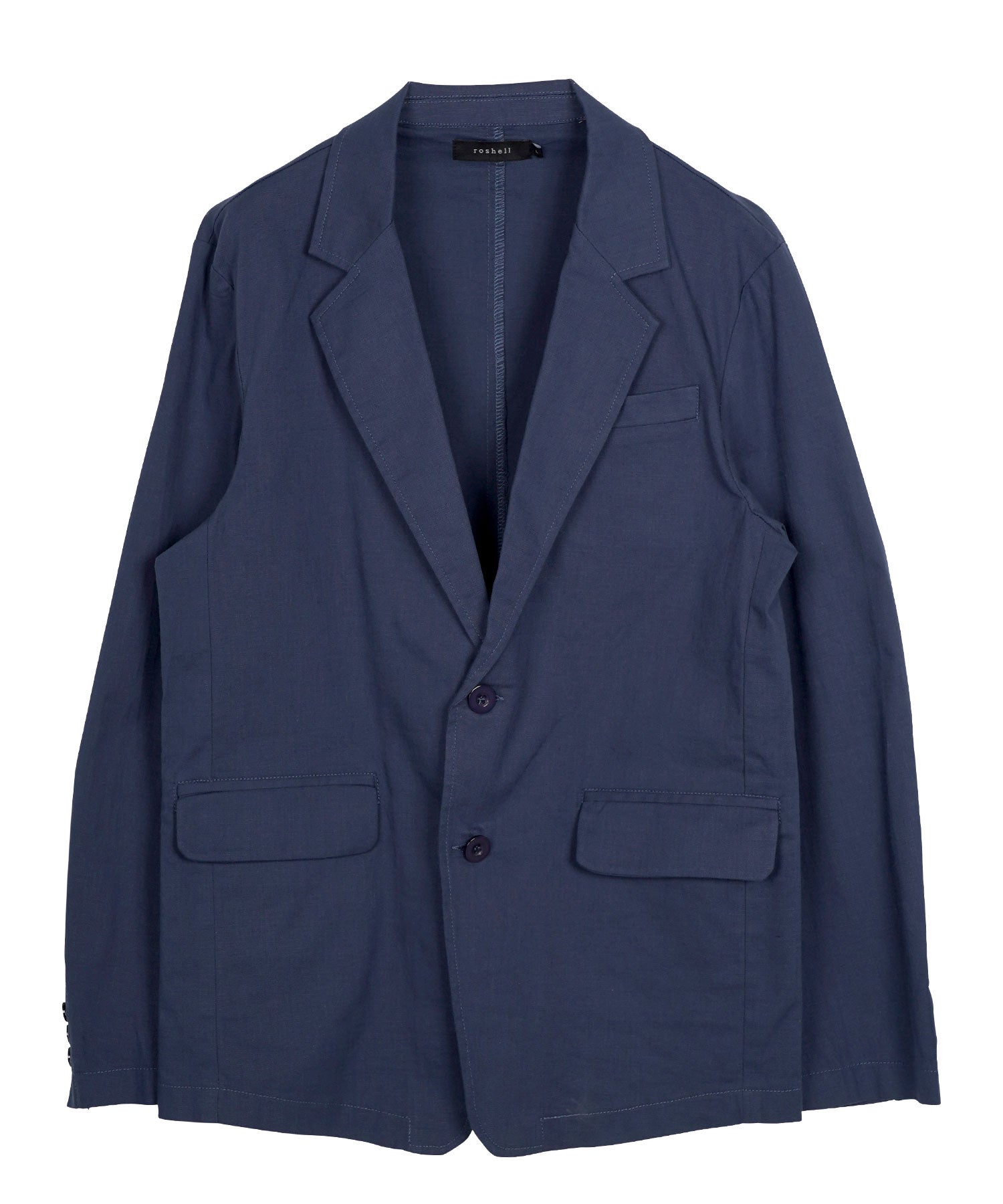JIGGYS SHOP Cotton Linen Stretch Tailored Jacket / Summer Men's Tailored Outer Lightweight Jacket Light Casual Golf
