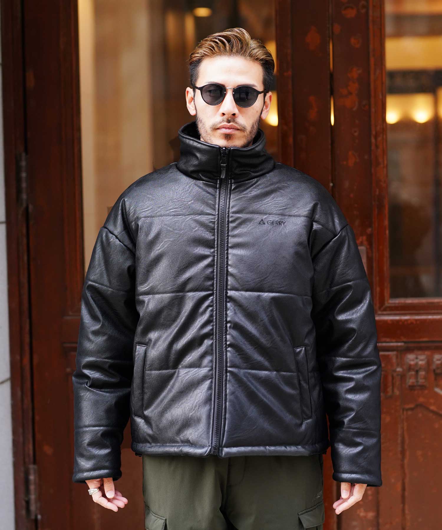 JIGGYS SHOP GERRY Reversible Mid-Weight Jacket / 2WAY Reversible Blouson Men's Jacket Cold Weather Outerwear Outdoor Mid-Weight