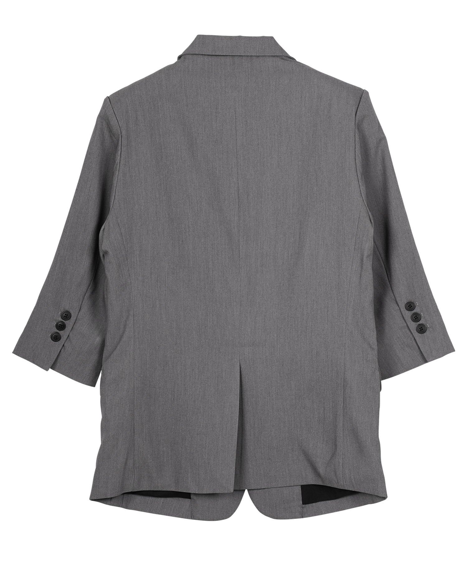 JIGGYS SHOP TR Stretch Tailored 3/4 Sleeve Jacket / Men's Jacket Tailored Blazer Outer Casual Business Office Summer Three-Quarter Sleeve