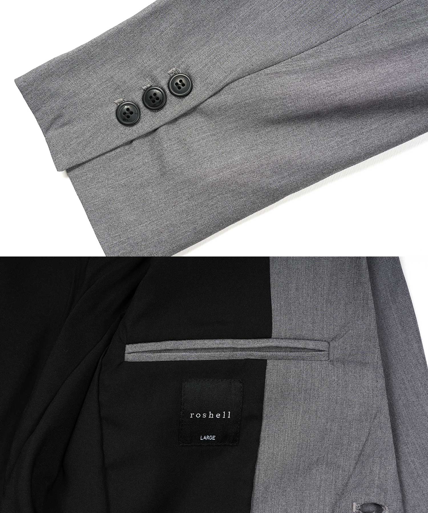 JIGGYS SHOP TR Stretch Tailored 3/4 Sleeve Jacket / Men's Jacket Tailored Blazer Outer Casual Business Office Summer Three-Quarter Sleeve