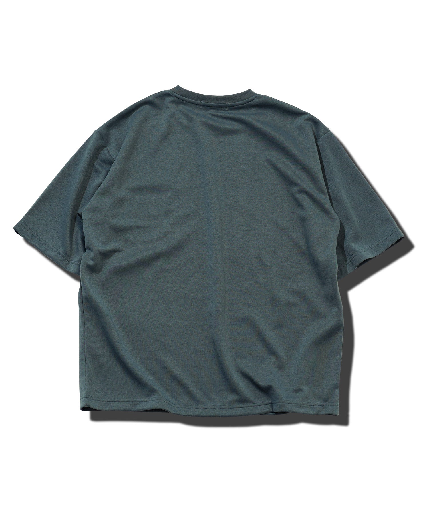 JIGGYS SHOP Quick-Drying Smooth T-Shirt / Quick-Dry T-Shirt for Men Short Sleeve Cut and Sew Tops Loose Fit