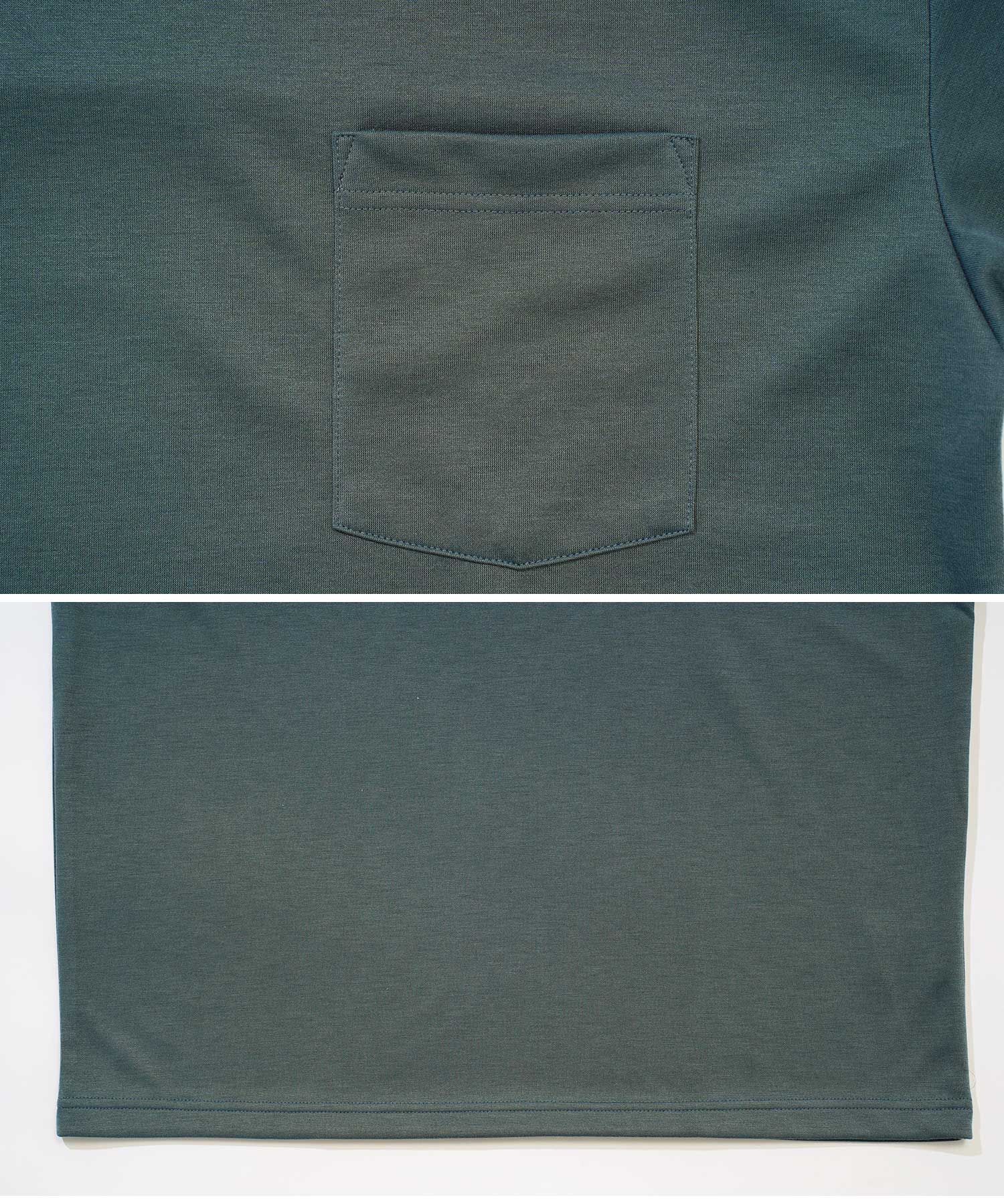 JIGGYS SHOP Quick-Drying Smooth T-Shirt / Quick-Dry T-Shirt for Men Short Sleeve Cut and Sew Tops Loose Fit
