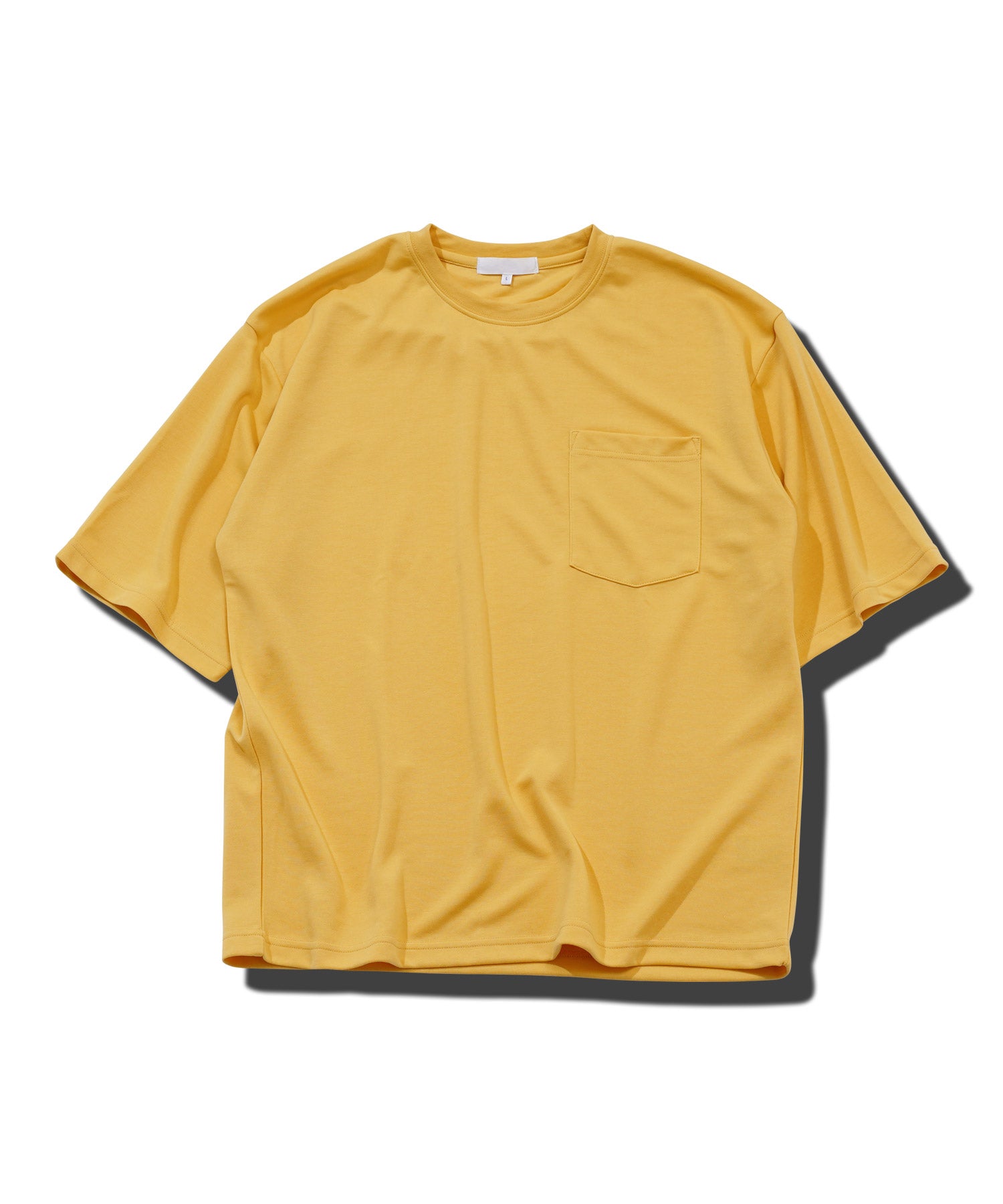 JIGGYS SHOP Quick-Drying Smooth T-Shirt / Quick-Dry T-Shirt for Men Short Sleeve Cut and Sew Tops Loose Fit