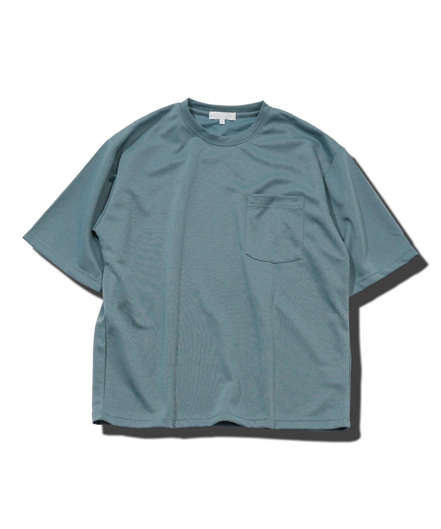JIGGYS SHOP Quick-Drying Smooth T-Shirt / Quick-Dry T-Shirt for Men Short Sleeve Cut and Sew Tops Loose Fit