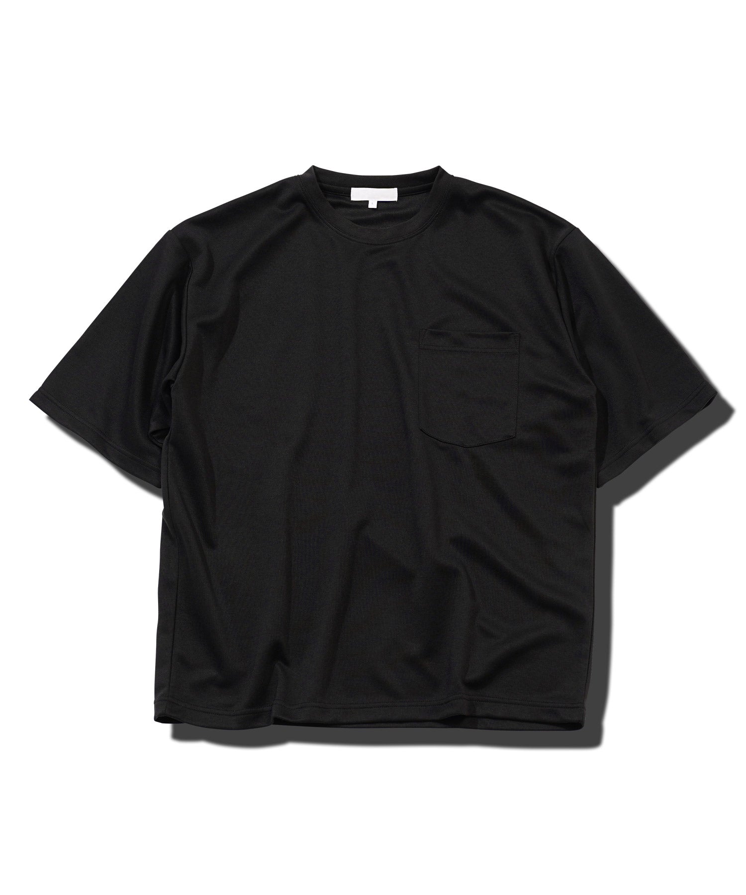 JIGGYS SHOP Quick-Drying Smooth T-Shirt / Quick-Dry T-Shirt for Men Short Sleeve Cut and Sew Tops Loose Fit