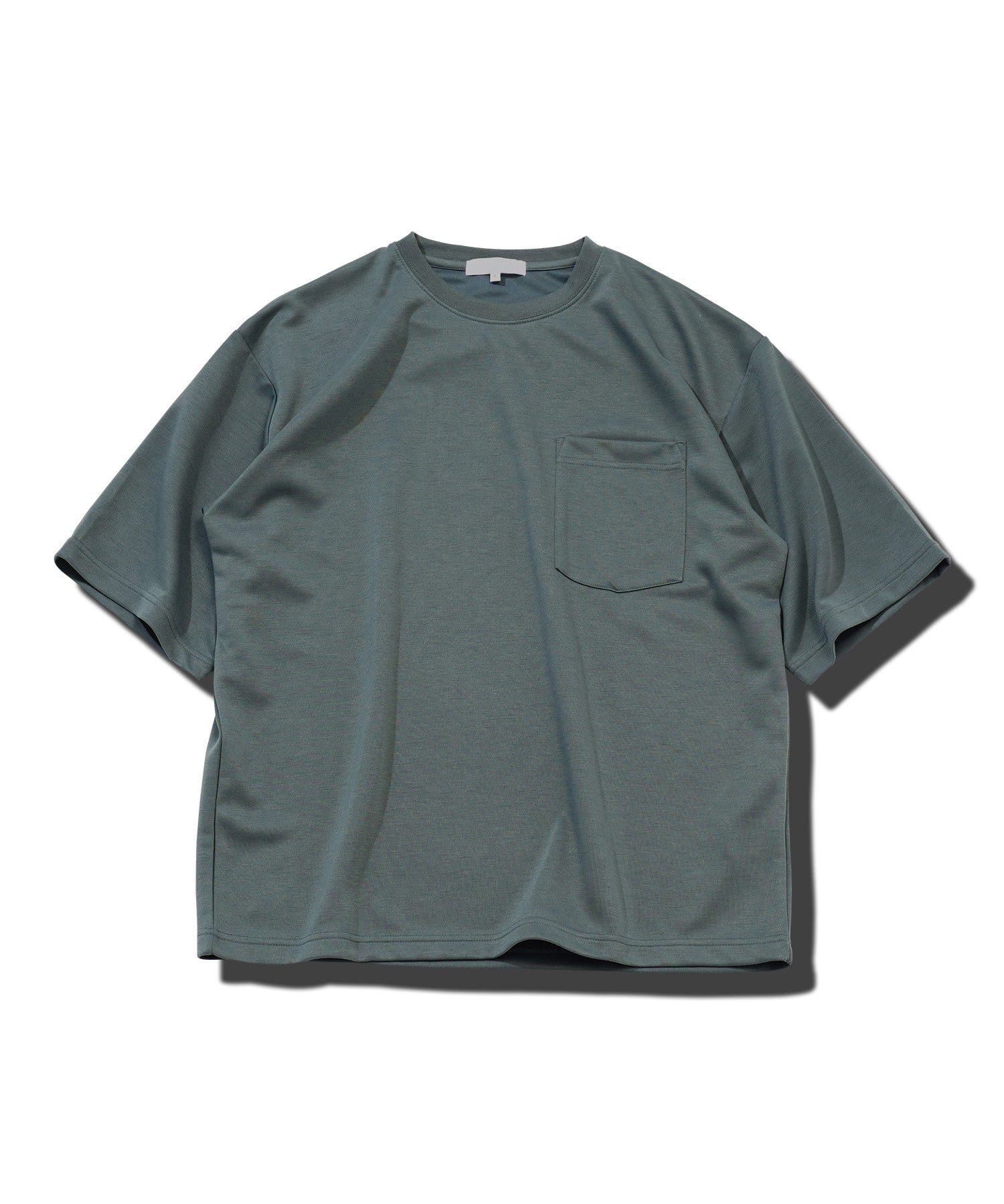 JIGGYS SHOP Quick-Drying Smooth T-Shirt / Quick-Dry T-Shirt for Men Short Sleeve Cut and Sew Tops Loose Fit