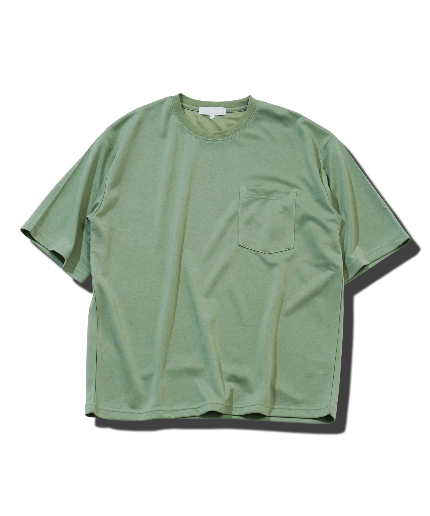 JIGGYS SHOP Quick-Drying Smooth T-Shirt / Quick-Dry T-Shirt for Men Short Sleeve Cut and Sew Tops Loose Fit
