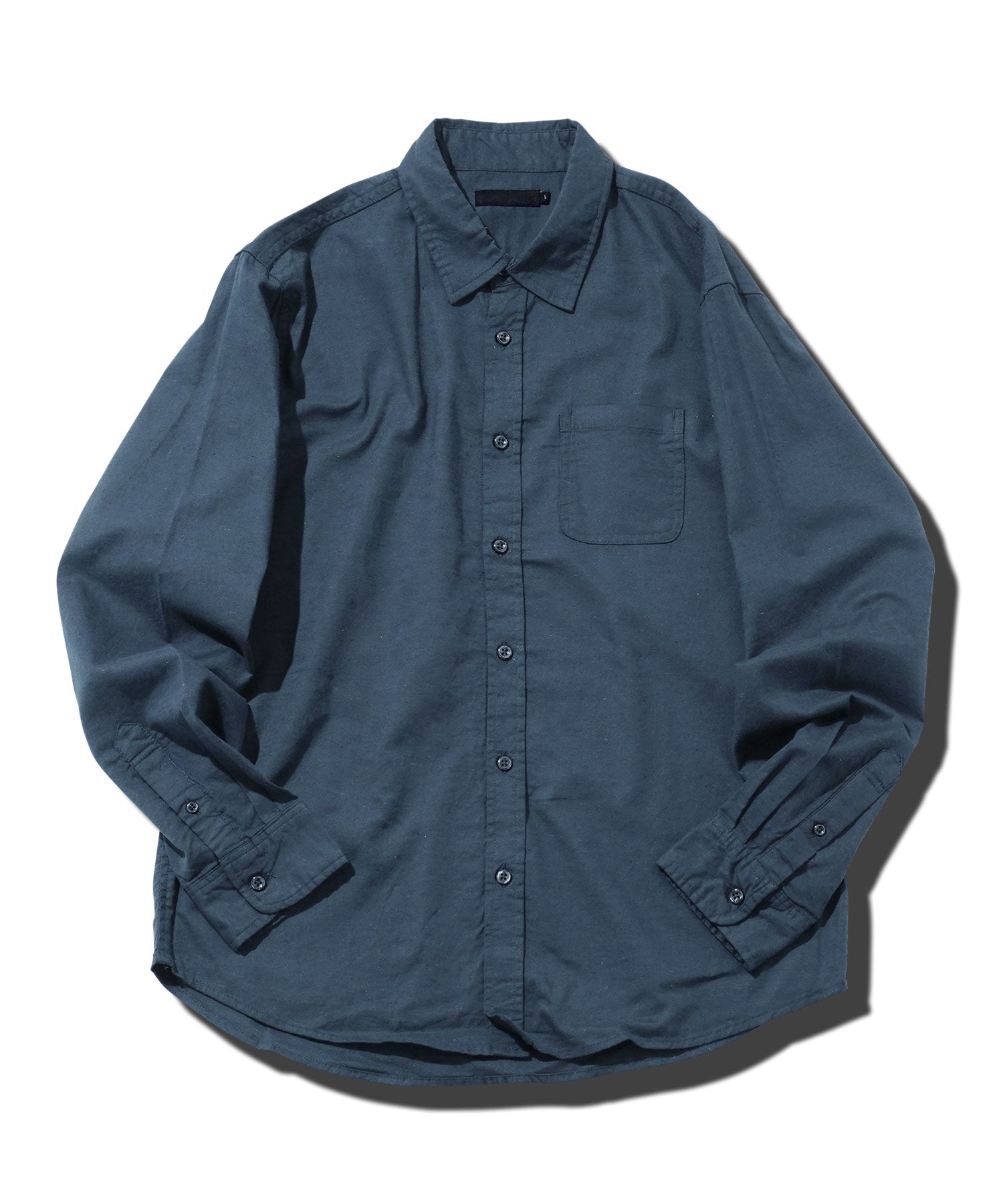 JIGGYS SHOP Cotton Linen Stretch Regular Long Sleeve Shirt / Cotton Linen Regular Collar Men's Casual Shirt Panama Stretch Long Sleeve linen Plain Stripe