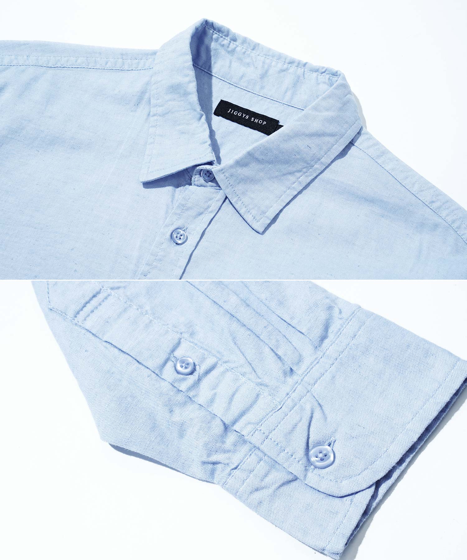 JIGGYS SHOP Cotton Linen Stretch Regular Long Sleeve Shirt / Cotton Linen Regular Collar Men's Casual Shirt Panama Stretch Long Sleeve linen Plain Stripe