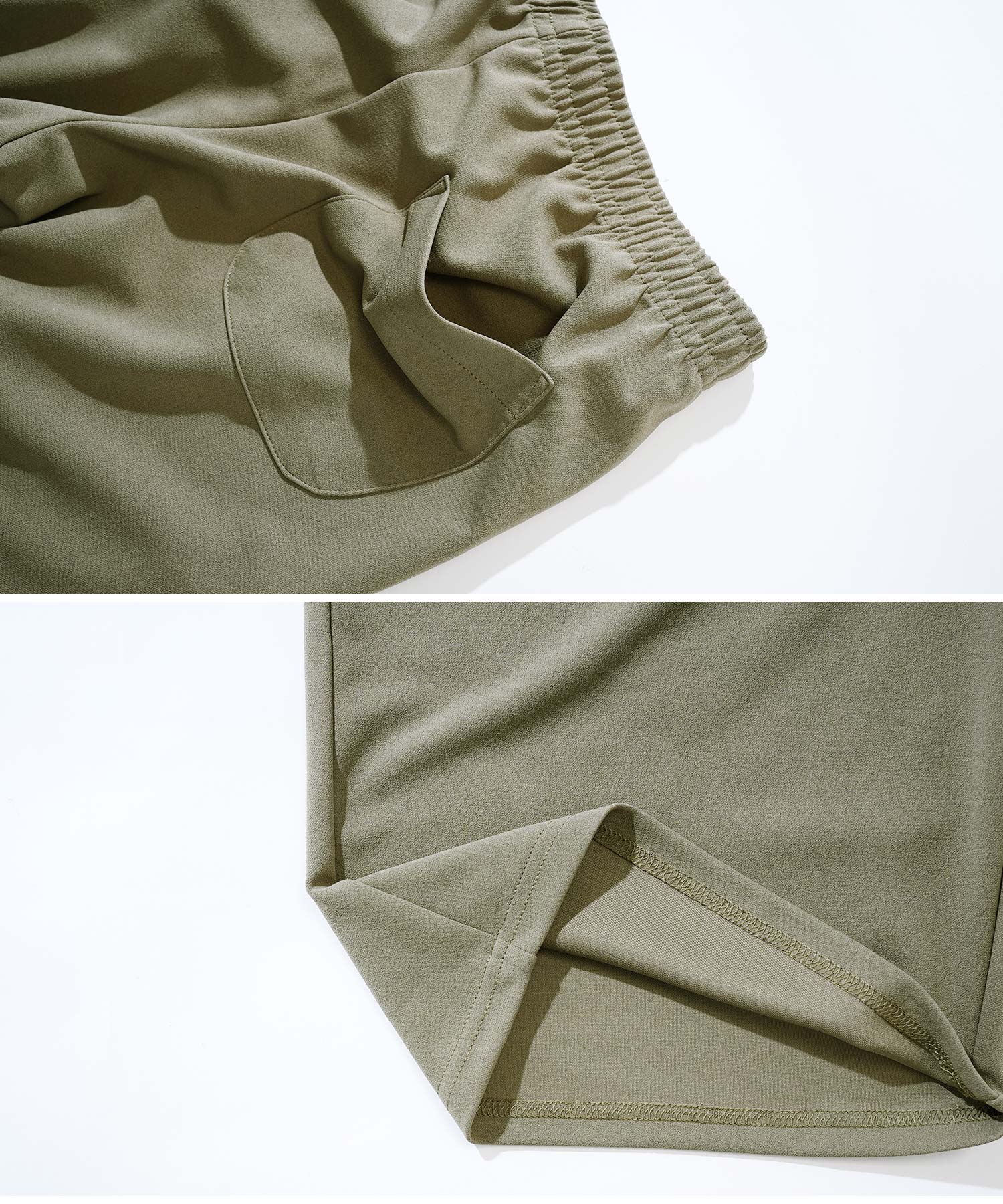 JIGGYS SHOP UV Cut Pear Texture Short Pants / Half Pants Men's Short Pants Knee-Length Bottoms Stretch