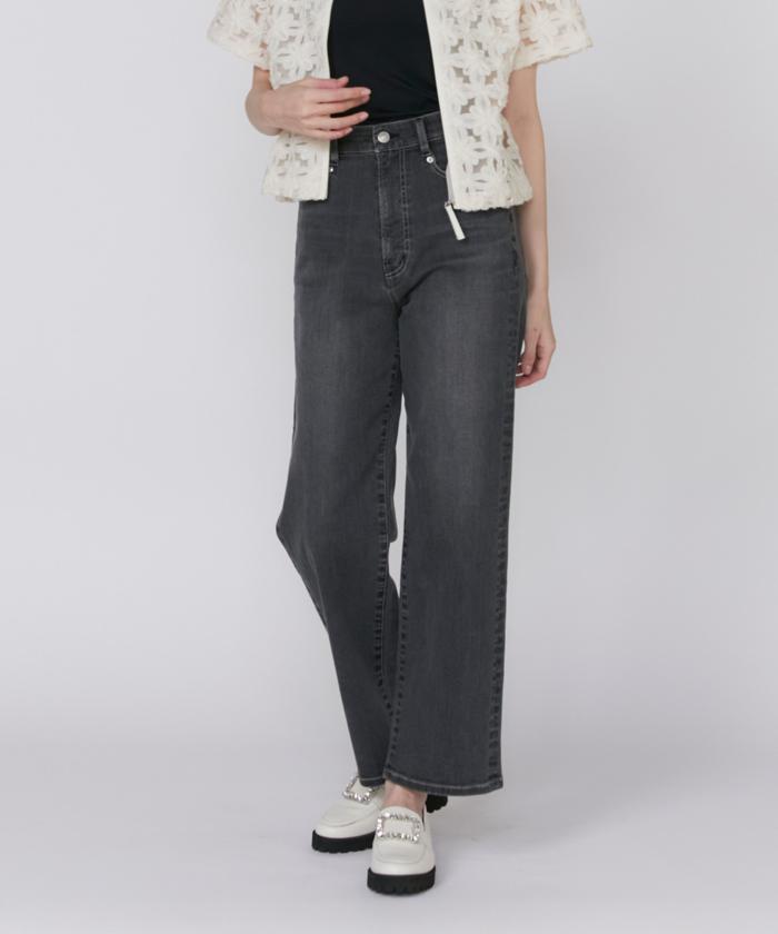 マーリエ ル カセット Maglie le cassetto 《Maglie Jeans》カーヴィーラインジーンズ （ホワイト） ホワイト
