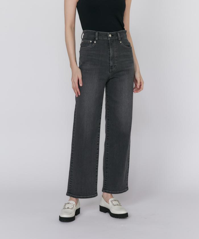 マーリエ ル カセット Maglie le cassetto 《Maglie Jeans》カーヴィーラインジーンズ （ホワイト） ホワイト