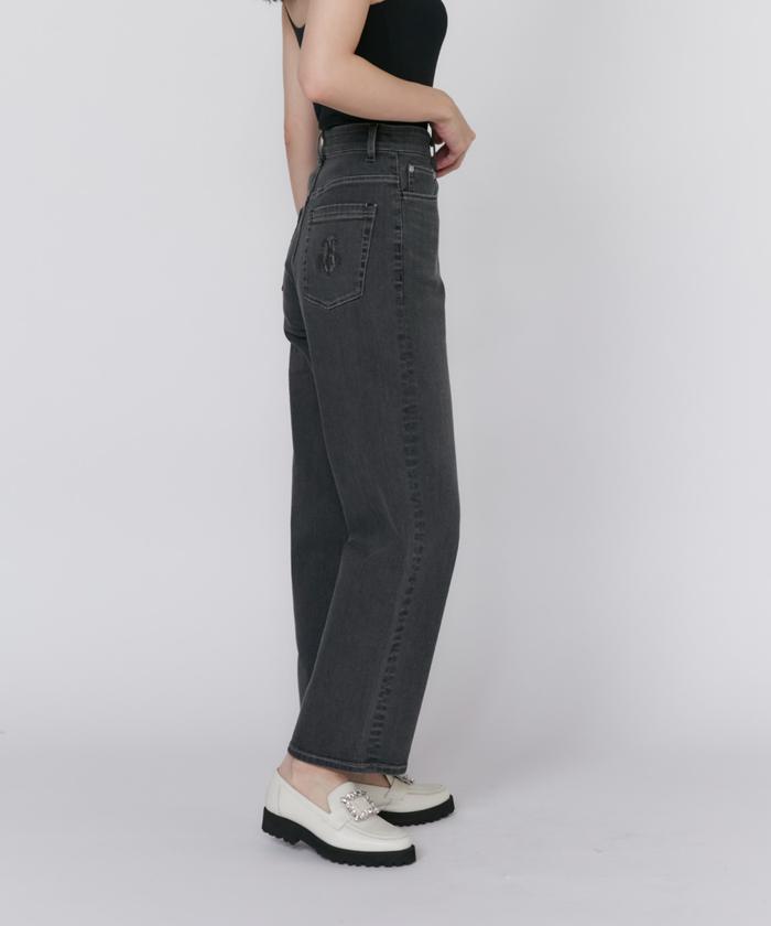 マーリエ ル カセット Maglie le cassetto 《Maglie Jeans》カーヴィーラインジーンズ （ホワイト） ホワイト