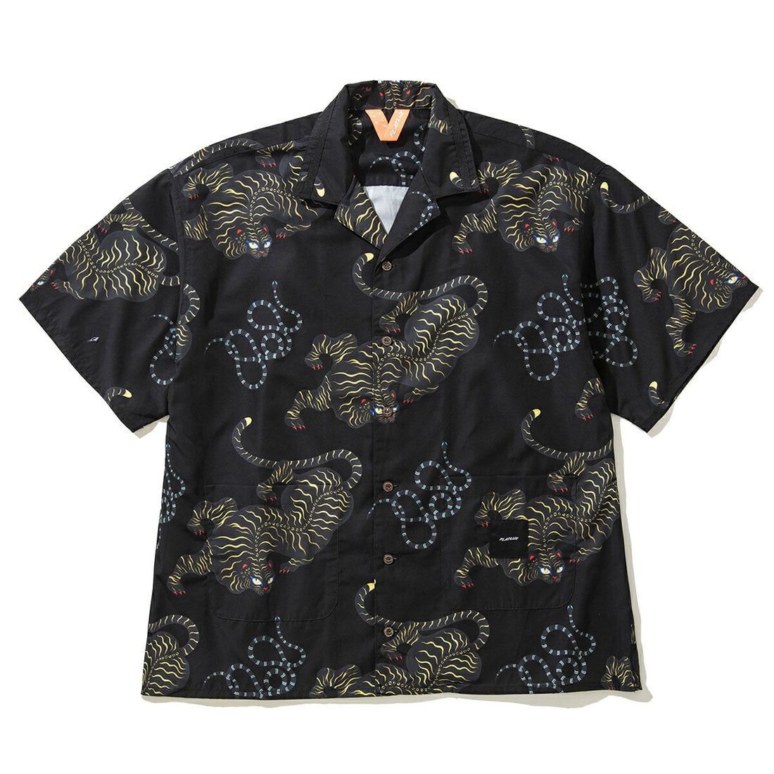 フラットラックス FLATLUX FLATLUX Bite Ss-Shirt（フラットラックス バイト ショートスリーブ シャツ） （black） black