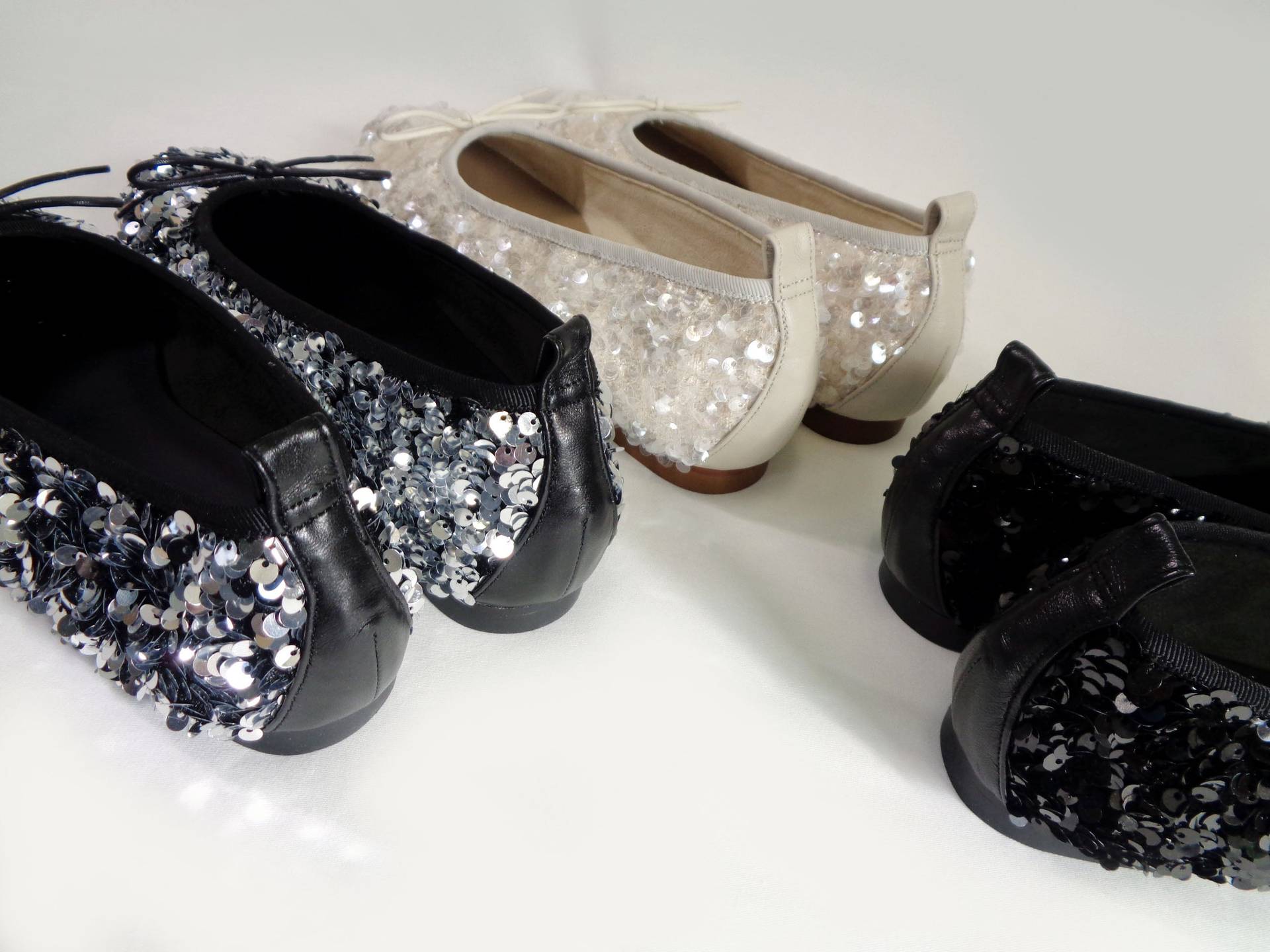 フラワーズ バイ シエテ flower's by siete スパンコールバレーシューズ