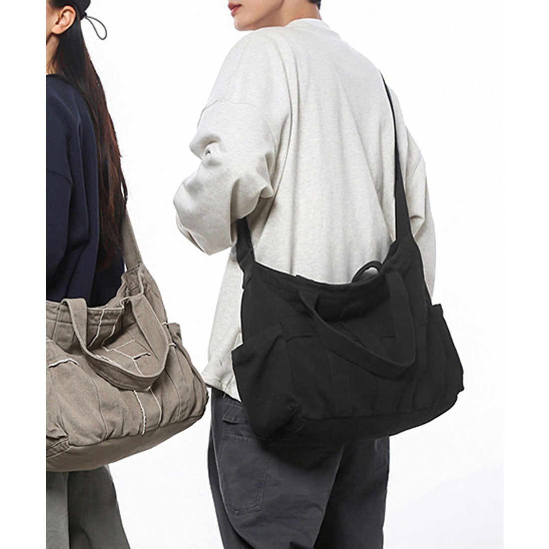 Florge 【A4 Storage・2WAY】 Damage Cross Y2K Tote Bag/Shoulder Bag