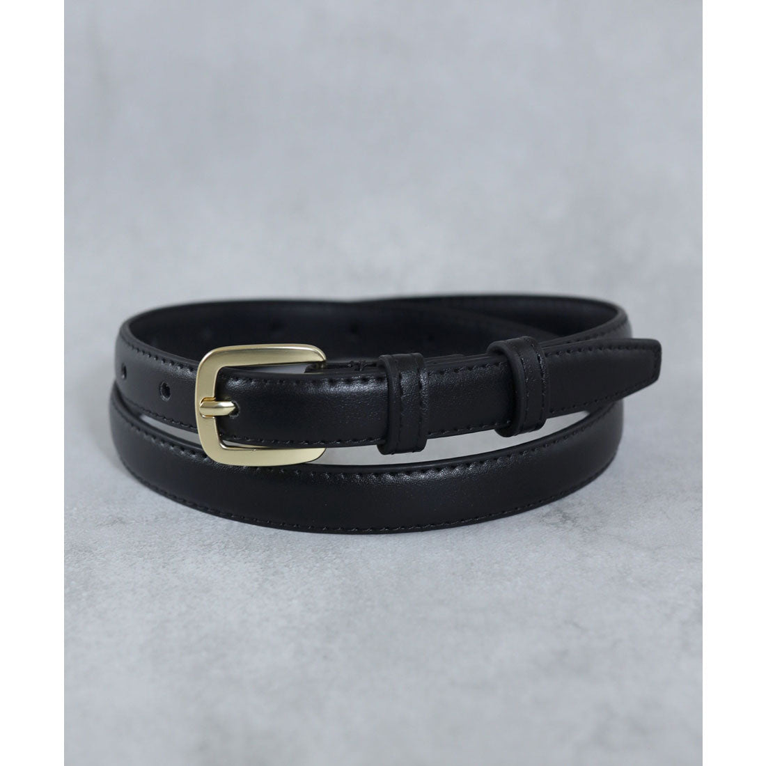 フロージュ florge 【牛革】レディースメンズ兼用シンプルプレーンバックルレザーベルト （モカ） モカ