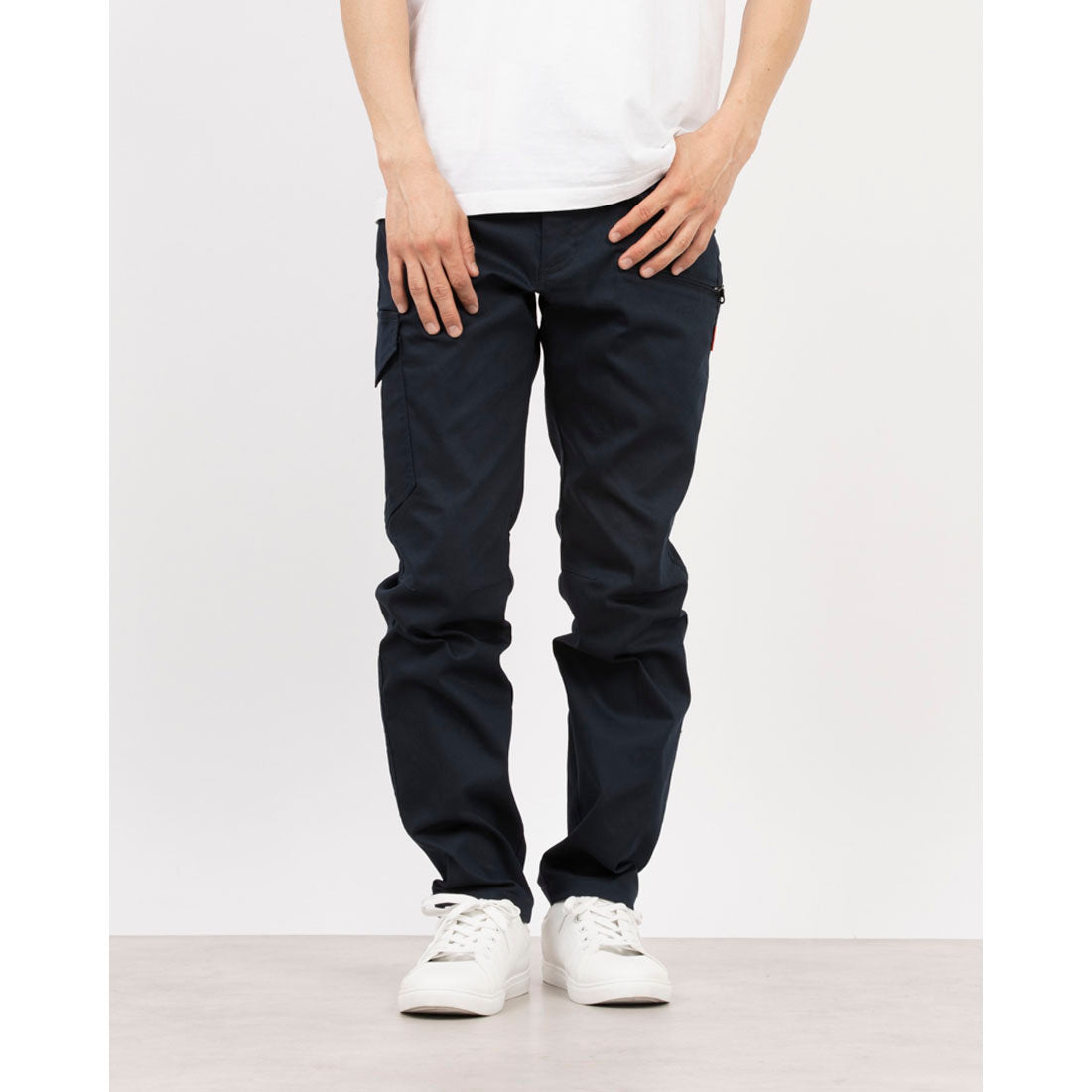 フォーキャスト FORECAST T/Cストレッチカーゴパンツ 6774 （ネイビー） ネイビー