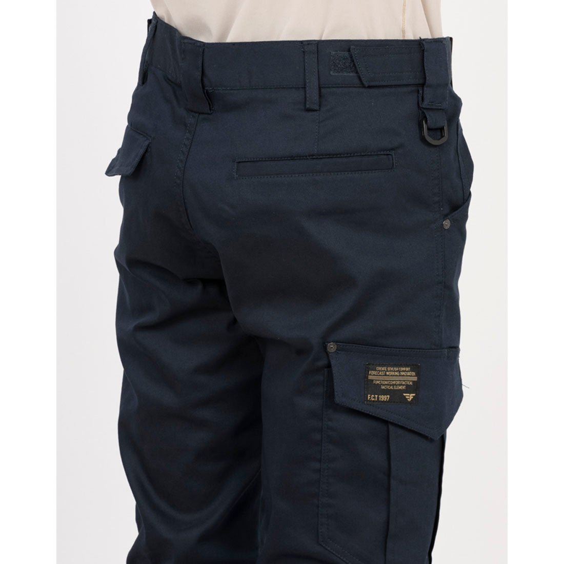 フォーキャスト FORECAST T/Cストレッチカーゴパンツ 6774 （ネイビー） ネイビー