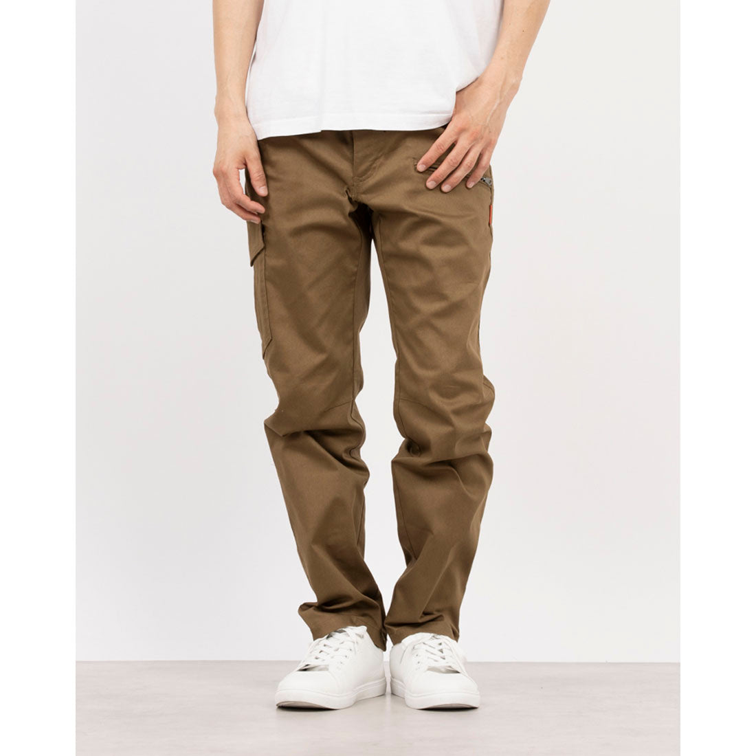 フォーキャスト FORECAST T/Cストレッチカーゴパンツ 6774 （キャメル） キャメル