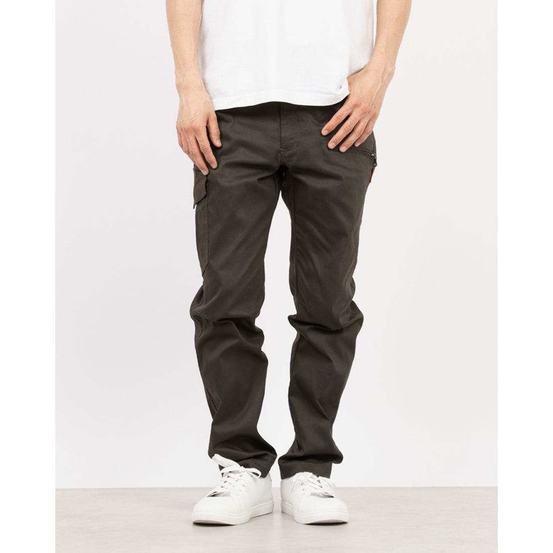 フォーキャスト FORECAST T/Cストレッチカーゴパンツ 6774 （オリーブ） オリーブ