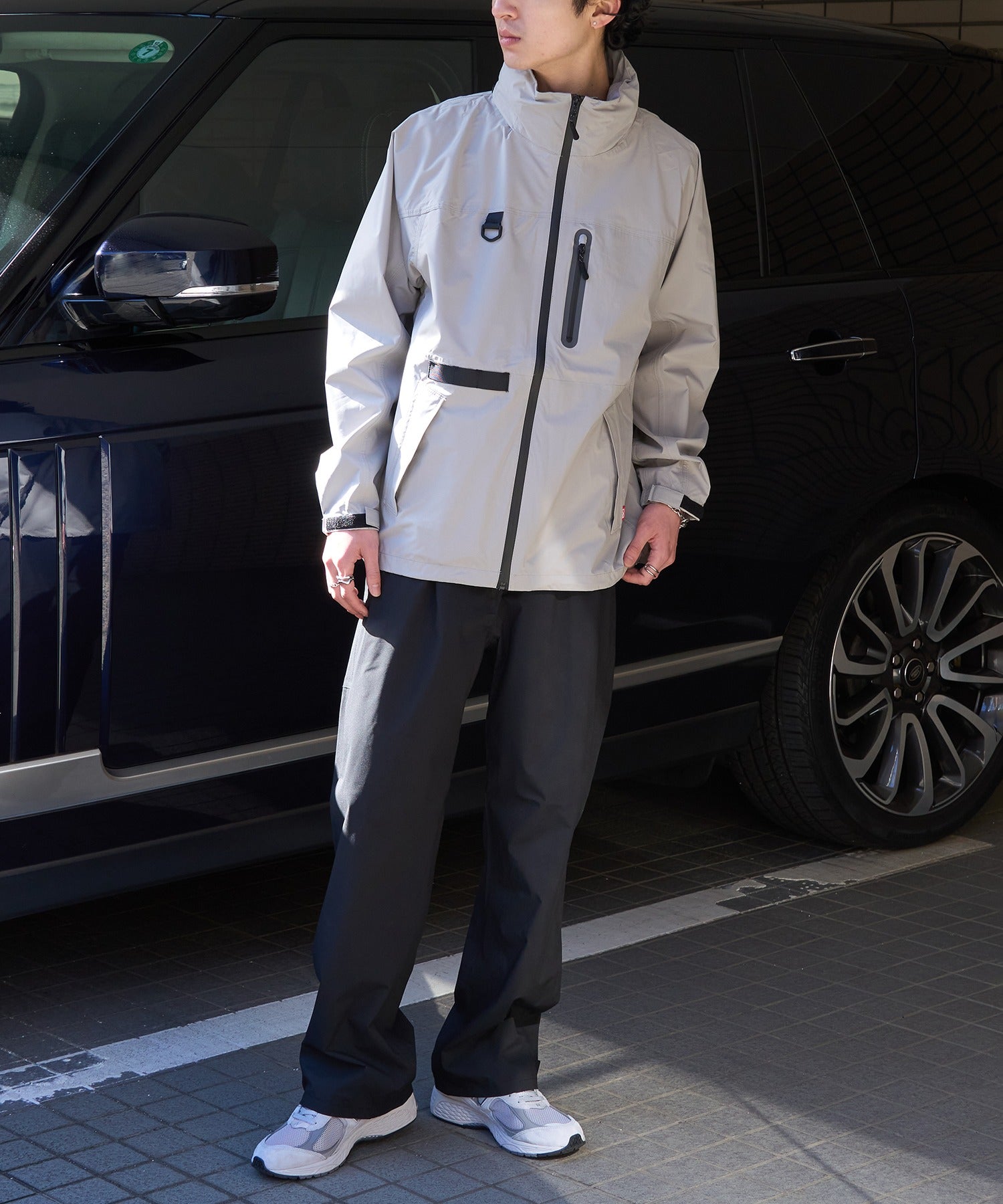 フォーキャスト FORECAST フィッシングレインスーツ F-001 （シルバー） シルバー
