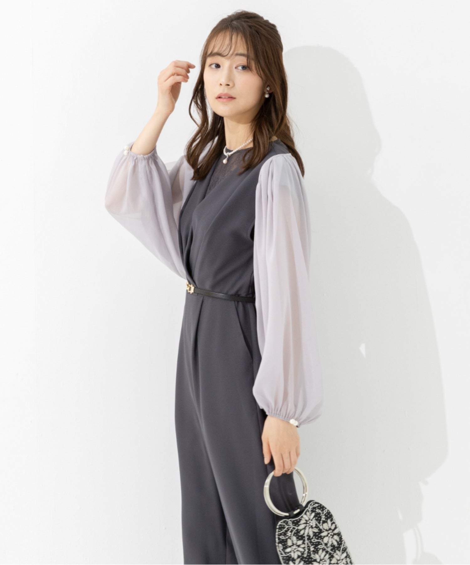 フォルムフォルマ form forma 輕柔袖子外套/婚禮/派對/邀請/郵輪/演奏會