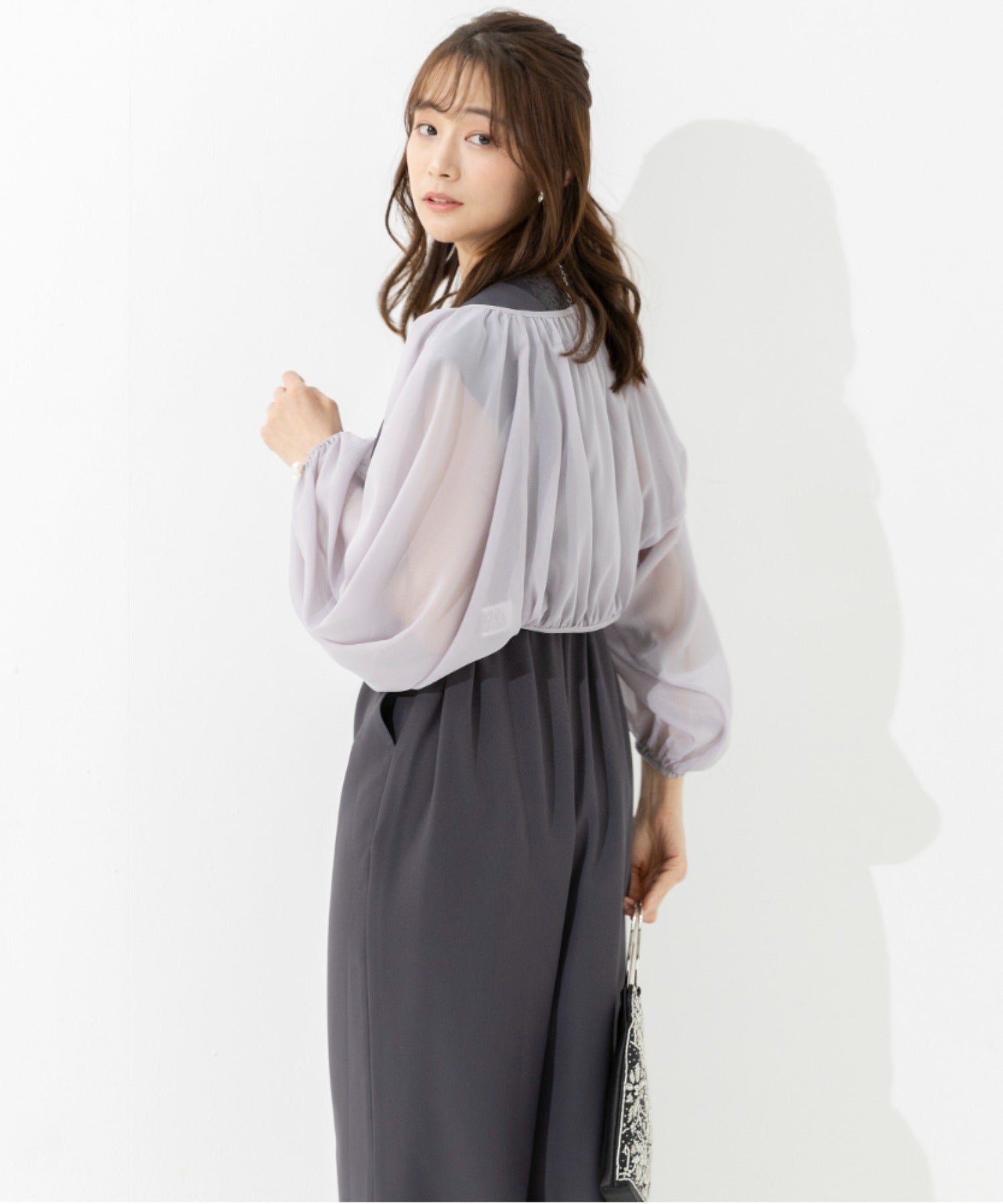 フォルムフォルマ form forma 輕柔袖子外套/婚禮/派對/邀請/郵輪/演奏會