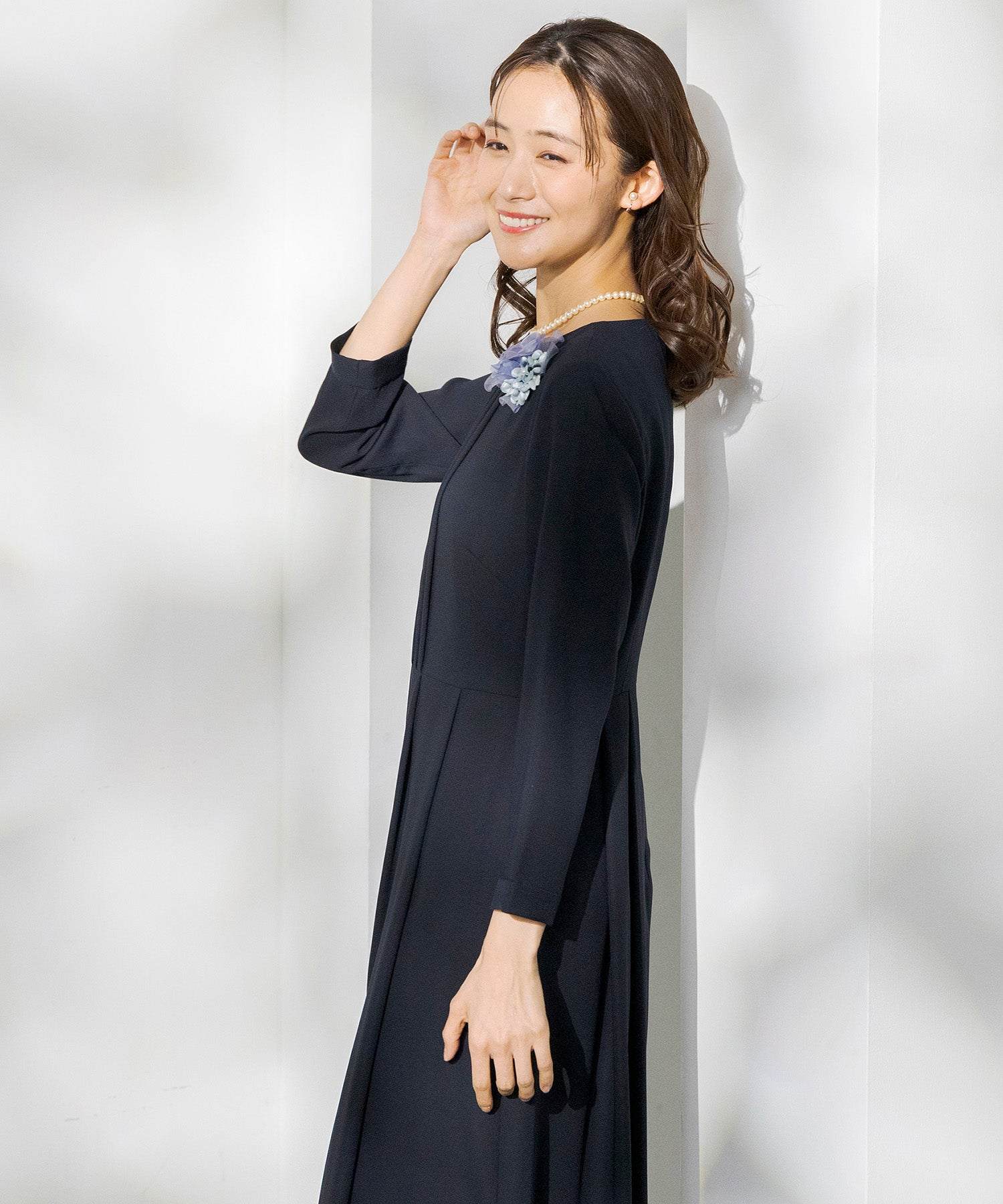 slim fit dress slacks Grey Graduation Formal Dress main image 0
