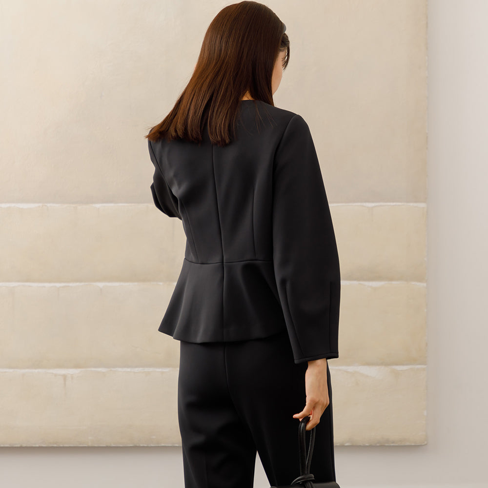 Form Forma 【kaene】 High Stretch Blouse + Pants Set Up / Graduation Ceremony Suit / Entrance Ceremony Suit / Exam Suit