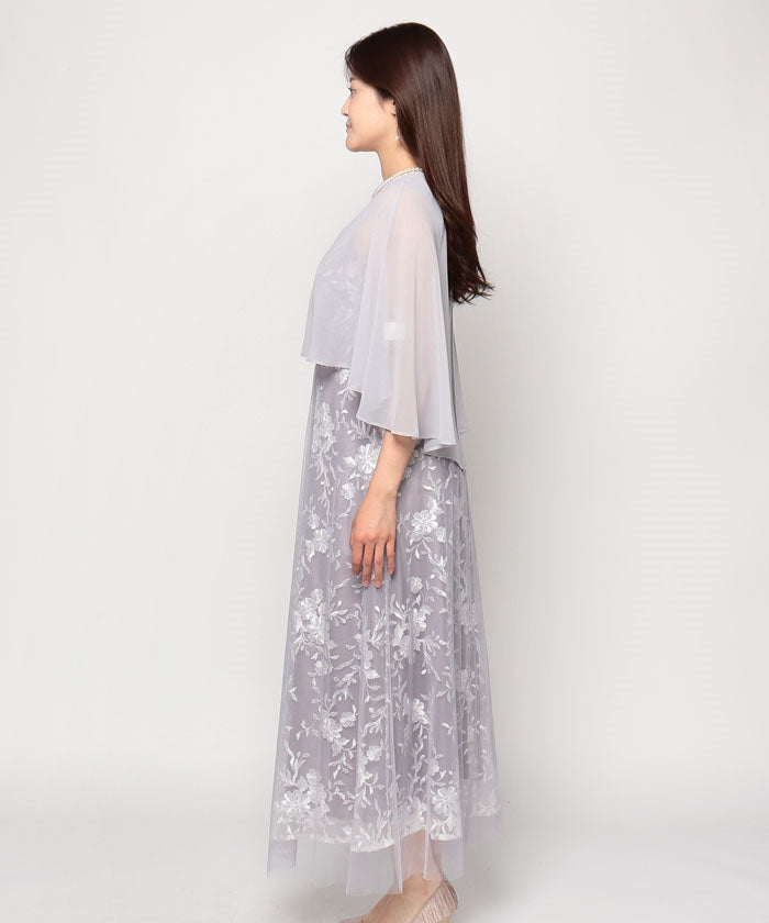フォルムフォルマ form forma 外套與蕾絲裙兩件套《母親禮服》/派對/郵輪/婚禮/二次會/音樂會/發表會