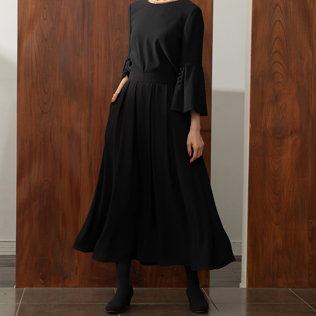 フォルムフォルマ form forma 【喪服】【洗える】スカート(単品) /卒業式（卒園式）入学式（入園式）七五三・お宮参り・演奏会 （ブラック） ブラック