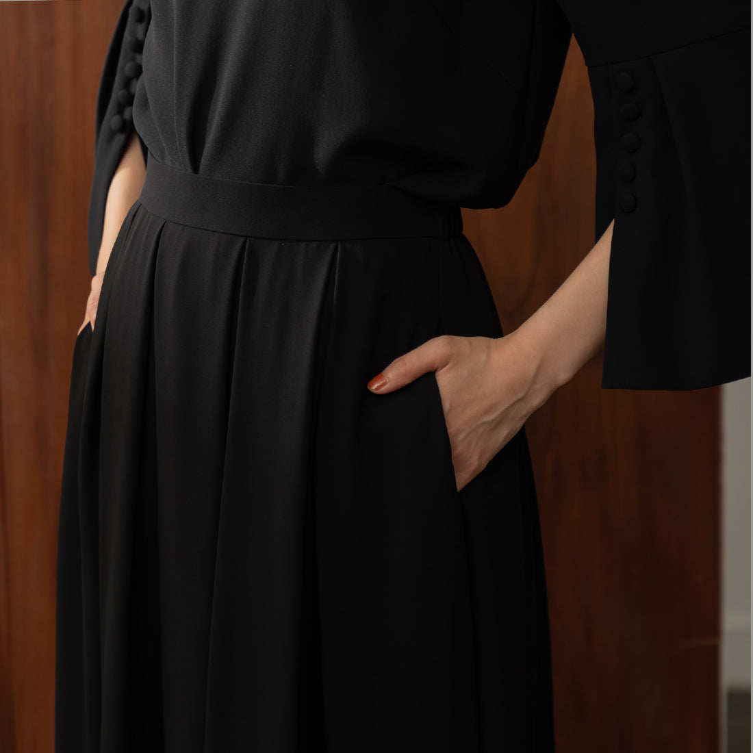 フォルムフォルマ form forma 【喪服】【洗える】スカート(単品) /卒業式（卒園式）入学式（入園式）七五三・お宮参り・演奏会 （ブラック） ブラック