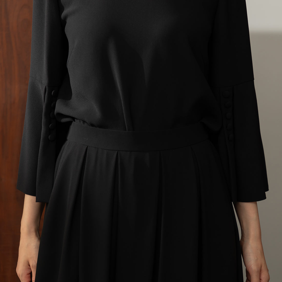 フォルムフォルマ form forma 【喪服】【洗える】スカート(単品) /卒業式（卒園式）入学式（入園式）七五三・お宮参り・演奏会 （ブラック） ブラック