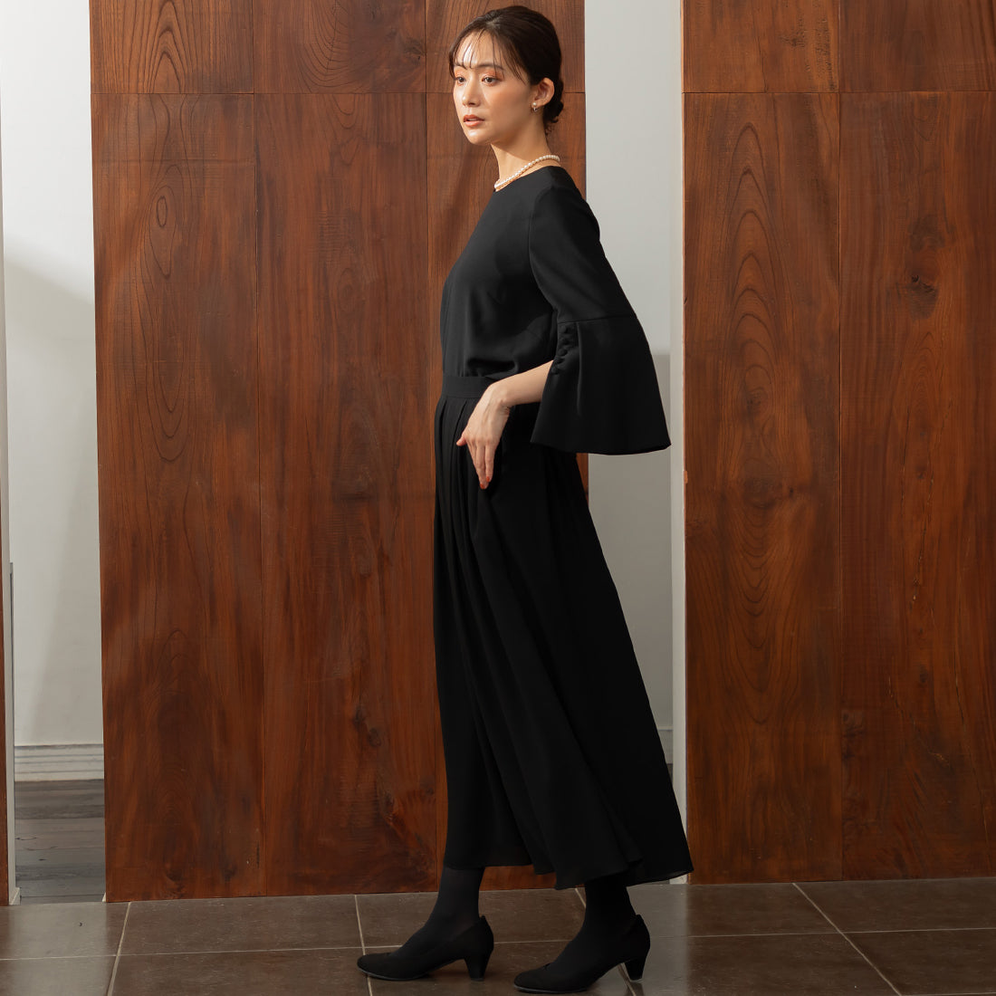 フォルムフォルマ form forma 【喪服】【洗える】スカート(単品) /卒業式（卒園式）入学式（入園式）七五三・お宮参り・演奏会 （ブラック） ブラック