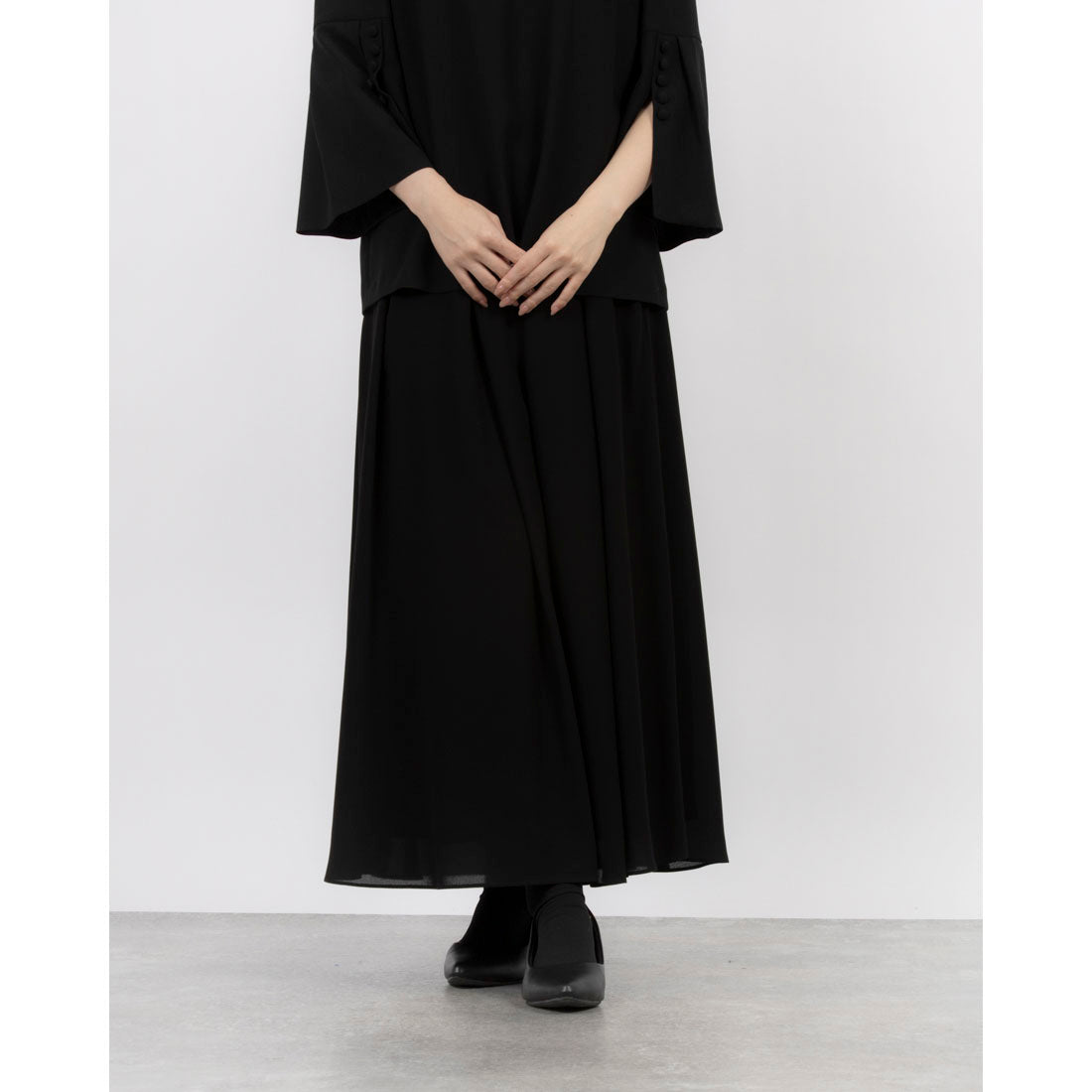 フォルムフォルマ form forma 【喪服】【洗える】スカート(単品) /卒業式（卒園式）入学式（入園式）七五三・お宮参り・演奏会 （ブラック） ブラック